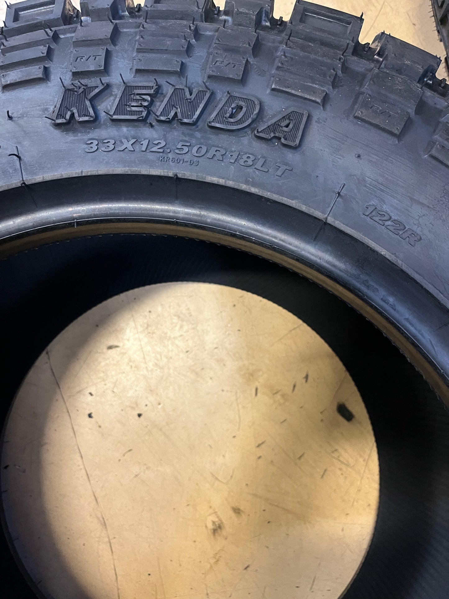 KENDA KLEVER RT KR601 LT 33 12.5 18 123R LRF 12 PLY RUGGED TERRAIN TIRE 601017