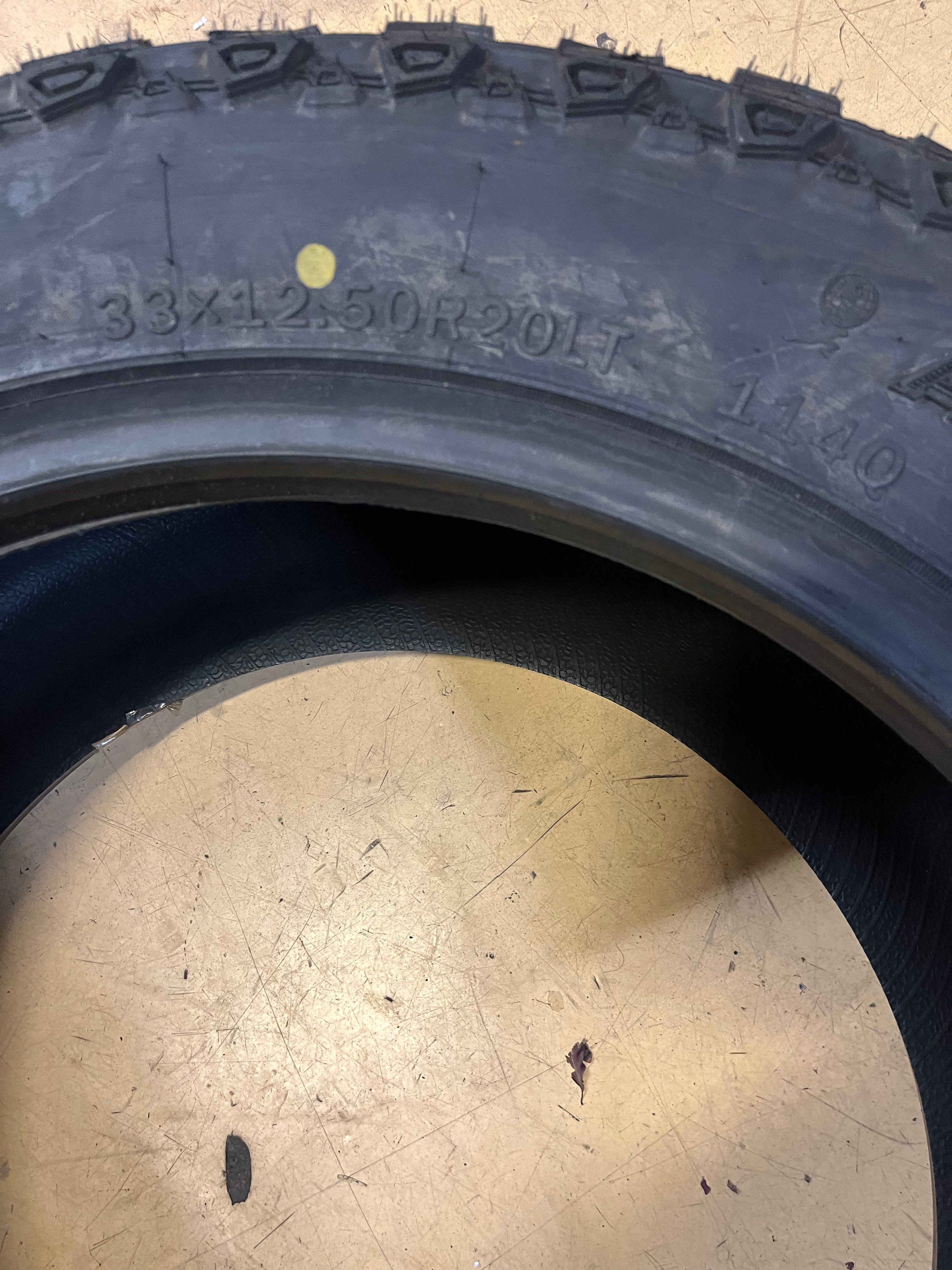 1 ATLAS PARALLER M/T LT 33 12.50 20 114Q LRE 10 PLY TIRE BSW 221019803
