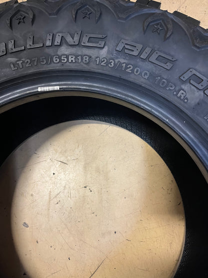 2 ROLLING BIG POWER REPULSOR M/T RX LT 275 65 18 123/120Q LRE TIRE RBPST1865020