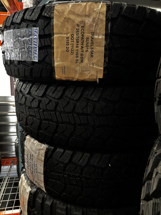 (TODO) TRAVELSTAR ECOPATH AT P 265 75 16 116S ALL TERRAIN TIRE SUV016