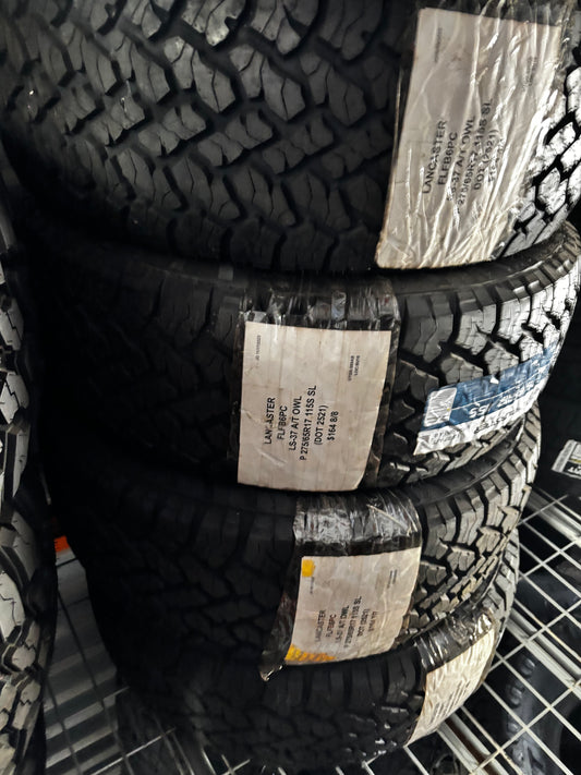 (TODO) 4 LANCASTER LS-35 AT P 275 65 17 115S SL ALL TERRAIN TIRES FLFB6PC