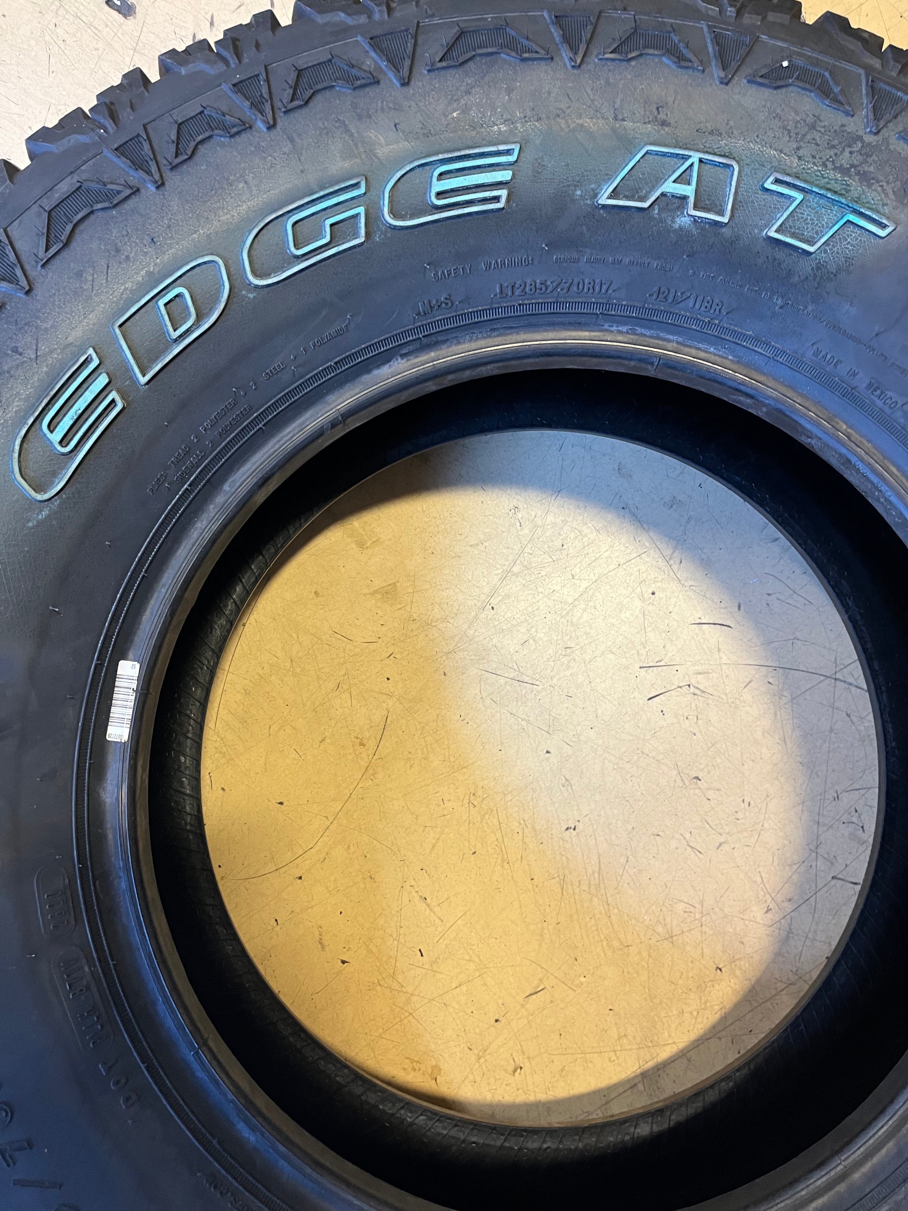 KELLY EDGE AT LT 285 70 17 121/118R 10 PLY ALL TERRAIN TIRE 357750286