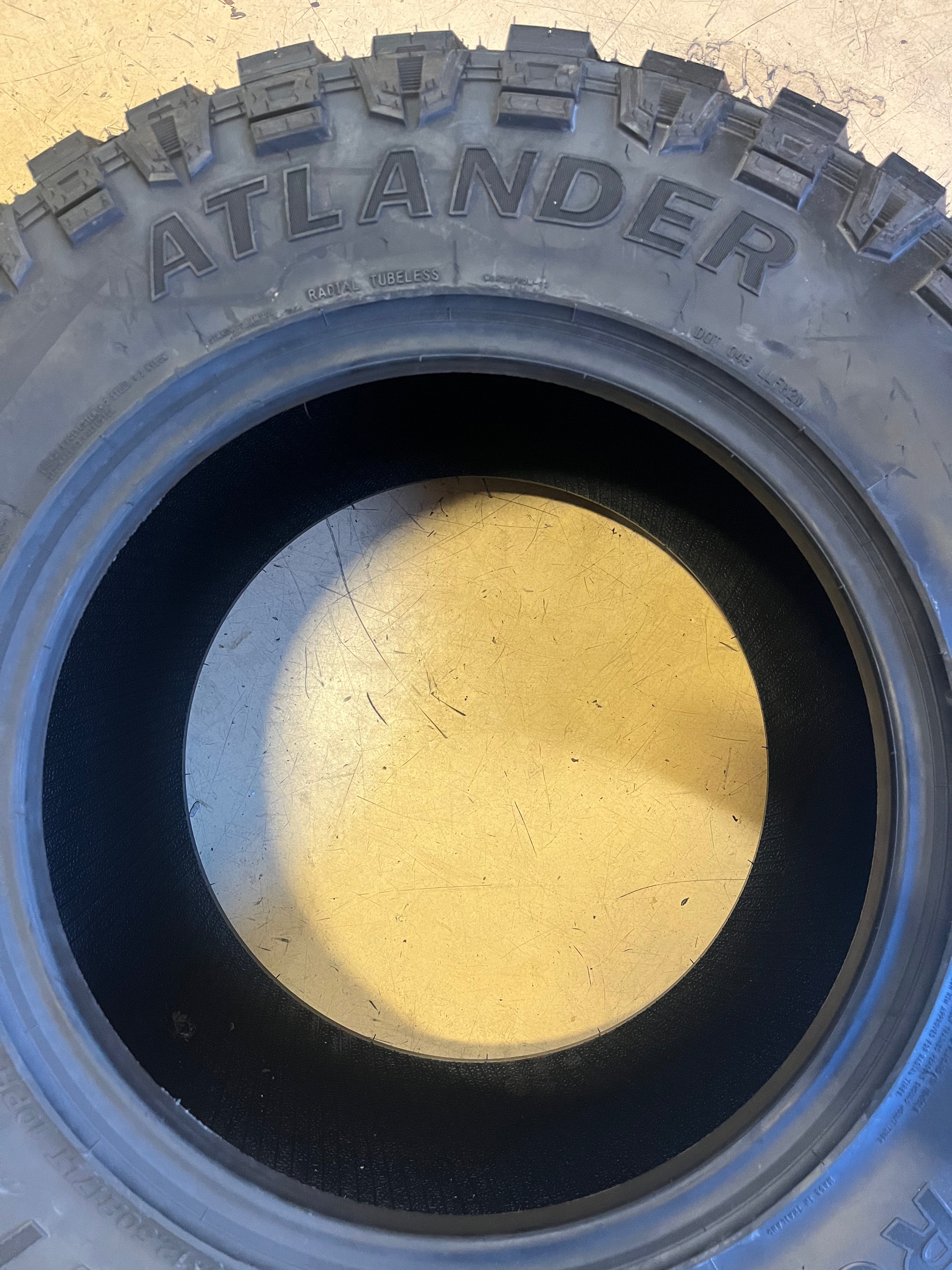 1 ATLANDER ROVERCLAW M/T 1 LT 33 12.50 17 120Q LRE TIRE ATL1680 MUD TERRAIN BSW