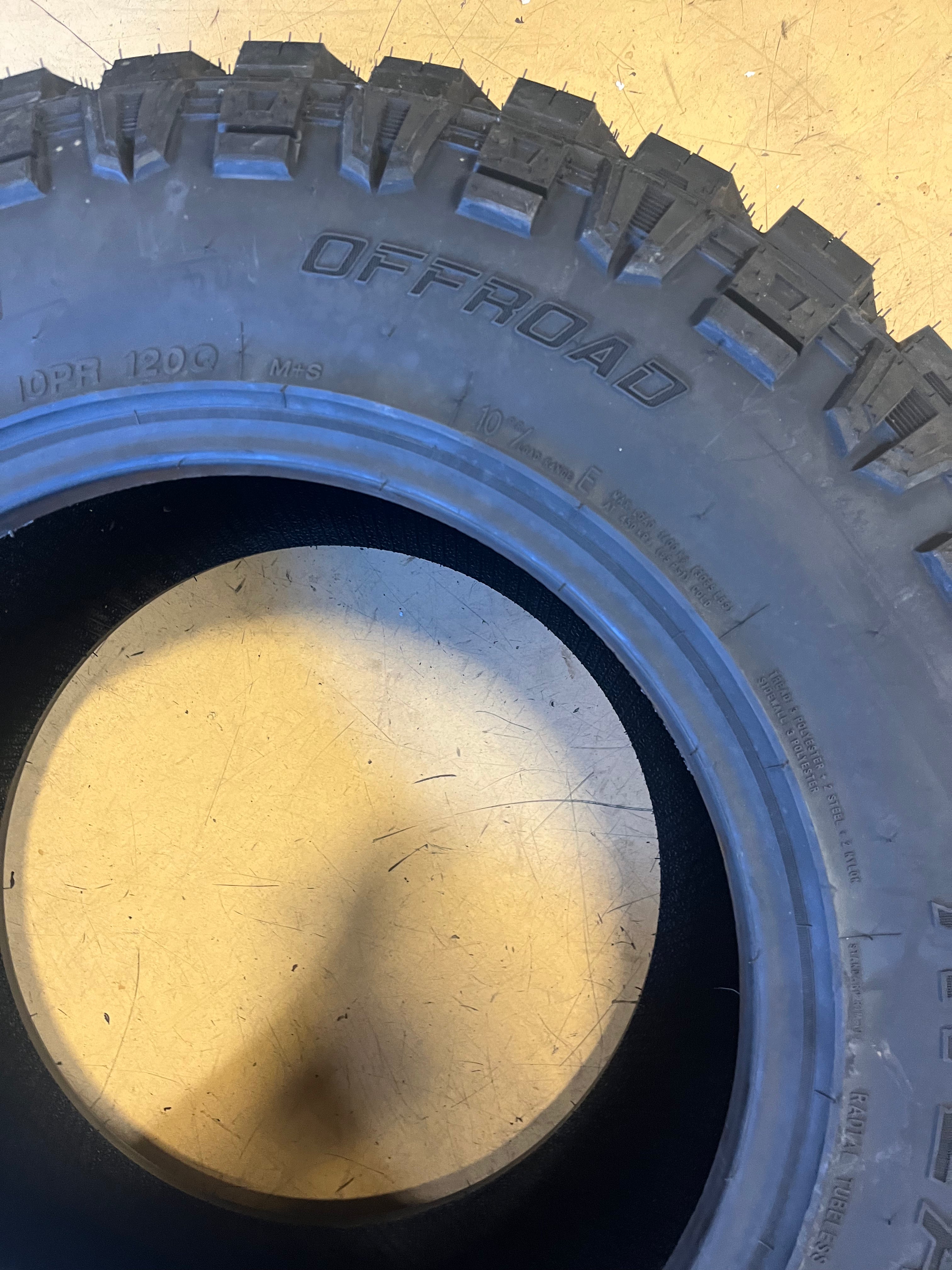 1 ATLANDER ROVERCLAW M/T 1 LT 33 12.50 17 120Q LRE TIRE ATL1680 MUD TERRAIN BSW