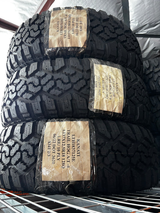 (TODO) KANATI TRAIL HOG AT-4 LT 37 12.5 18 128Q LRE 10 PLY ALL TERRAIN TIRE
