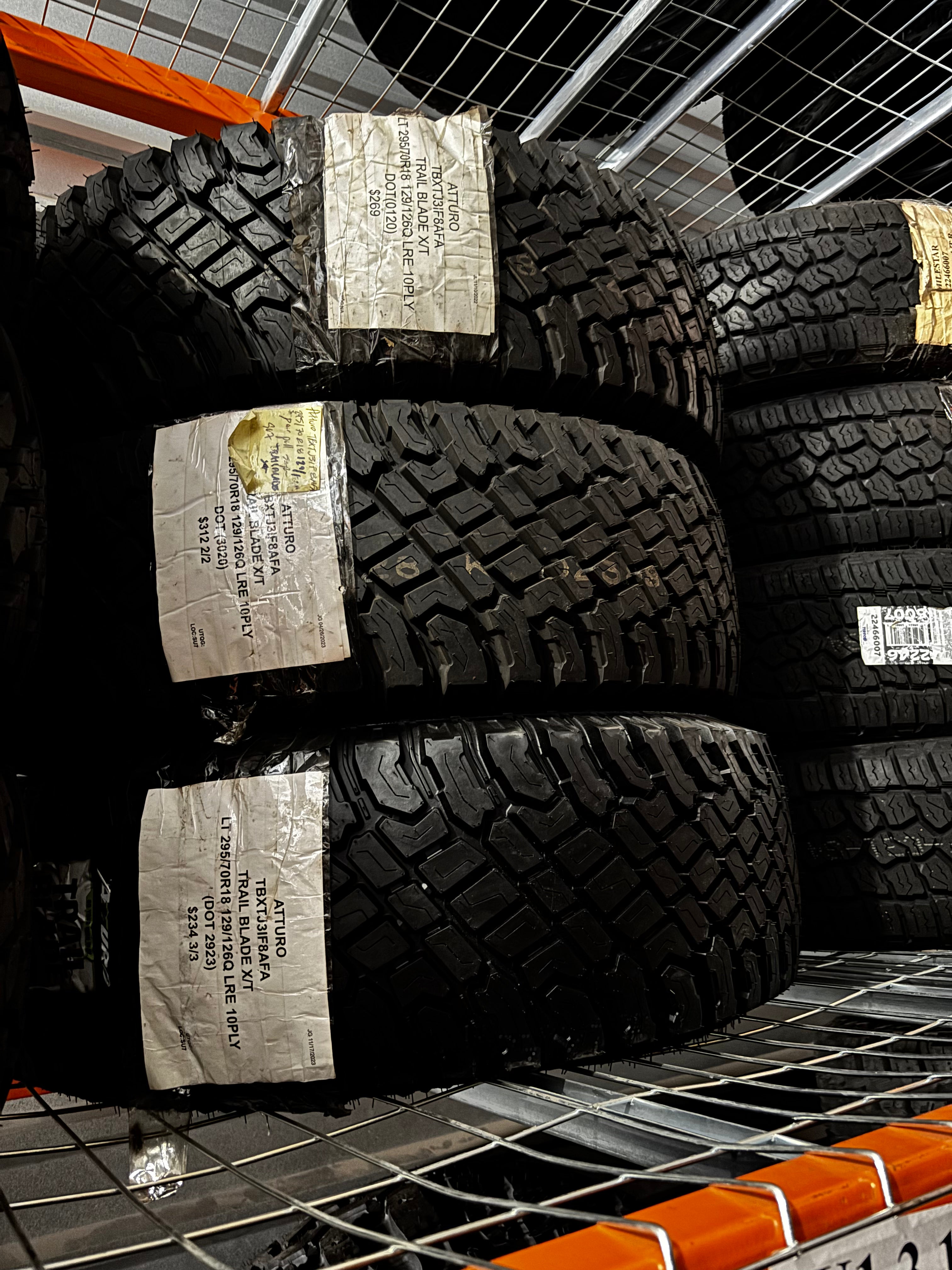(TODO) ATTURO TRAIL BLADE XT LY 295 70 17 126Q LRE 10 PLY ALL TERRAIN TIRE