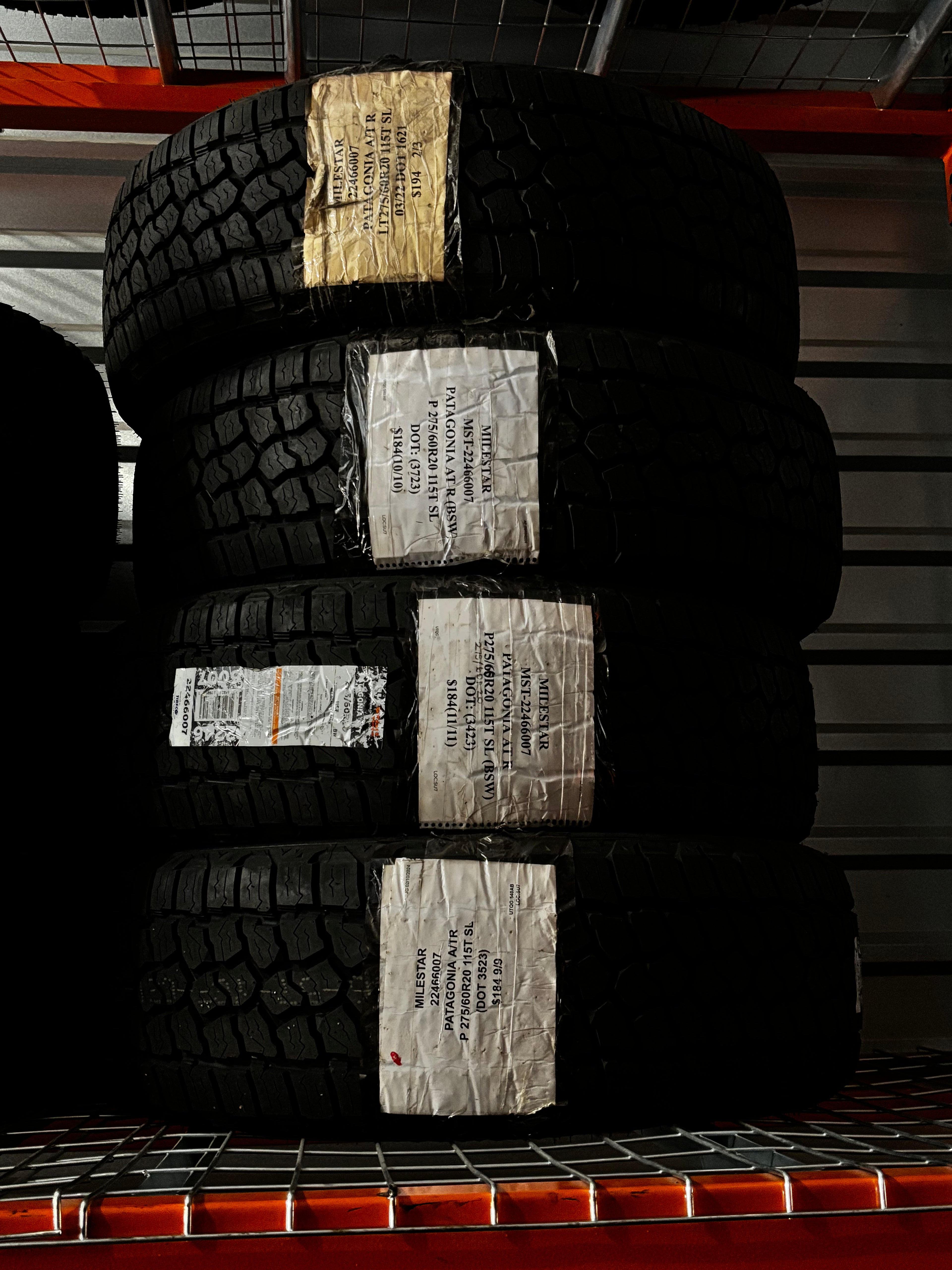 (TODO) 4 MILESTAR PATAGONIA ATR P 275 60 20 115T SL ALL TERRAIN TIRES