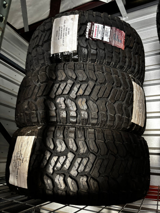 (TODO) RADAR RENEGADE RT LT 33 12.5 20 119Q LRF 12 PLY RUGGED TERRAIN TIRES