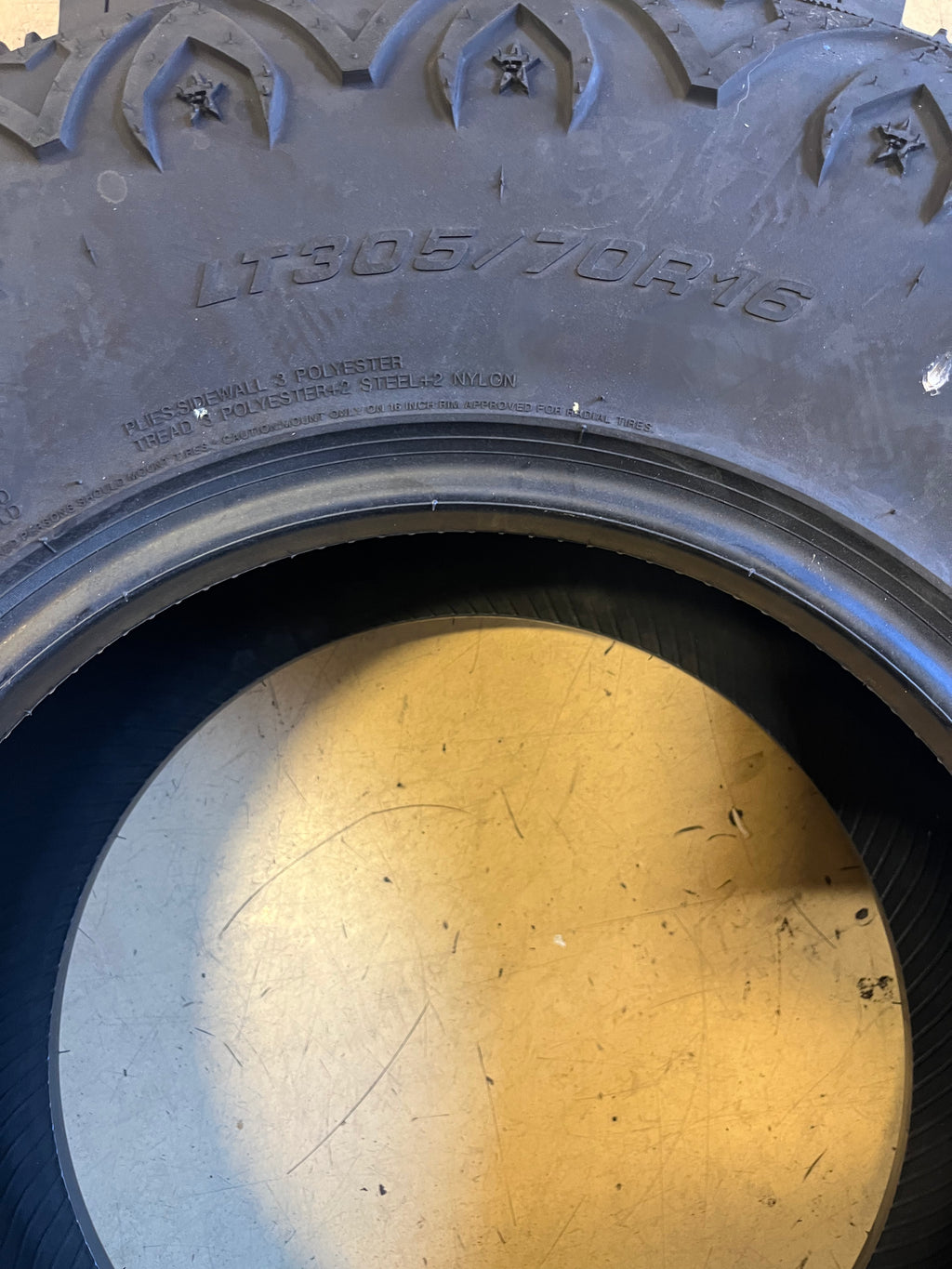 1 ROLLING BIG POWER REPULSOR M/T RX LT 305 70 16 118/115Q MUD TERRAIN TIRE RBPST1670010 RAISED BLACK LETTER