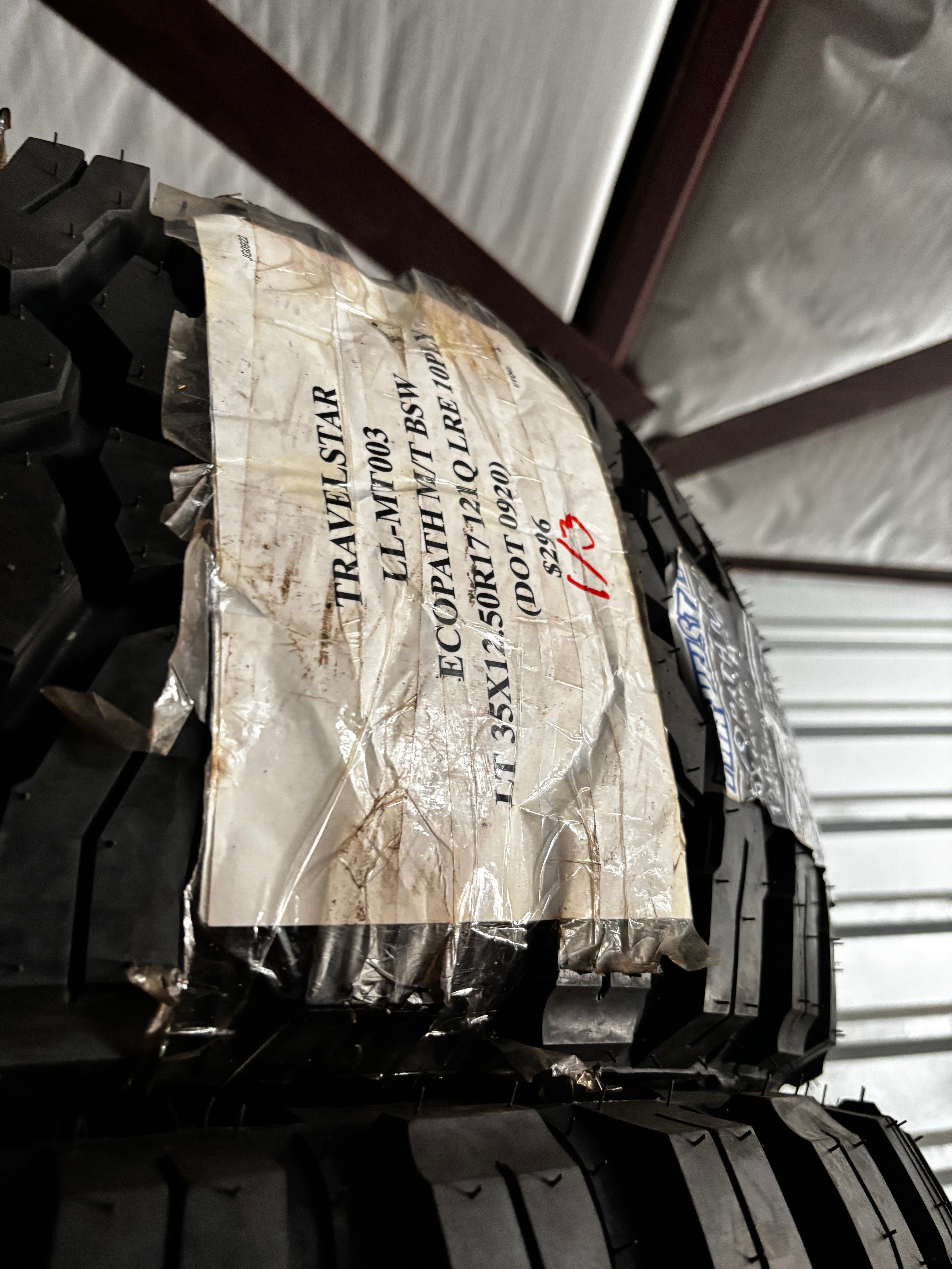 (KSL ONLY) TRAVLESTAR ECOPATH M/T BSW LT 35 12.5 17 121Q LRE 10 PLY  MUD TERRAIN TIRES TIRE LL-MT003