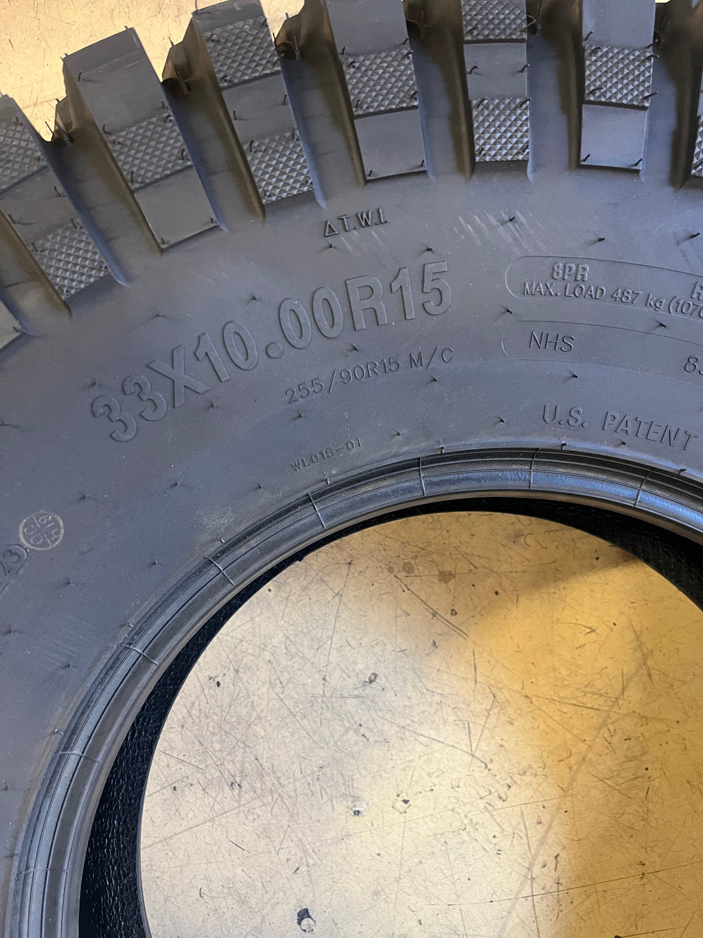 SYSTEM 3 XCR 350 33 10.00 15 ATV TIRE S3-0366 BSW