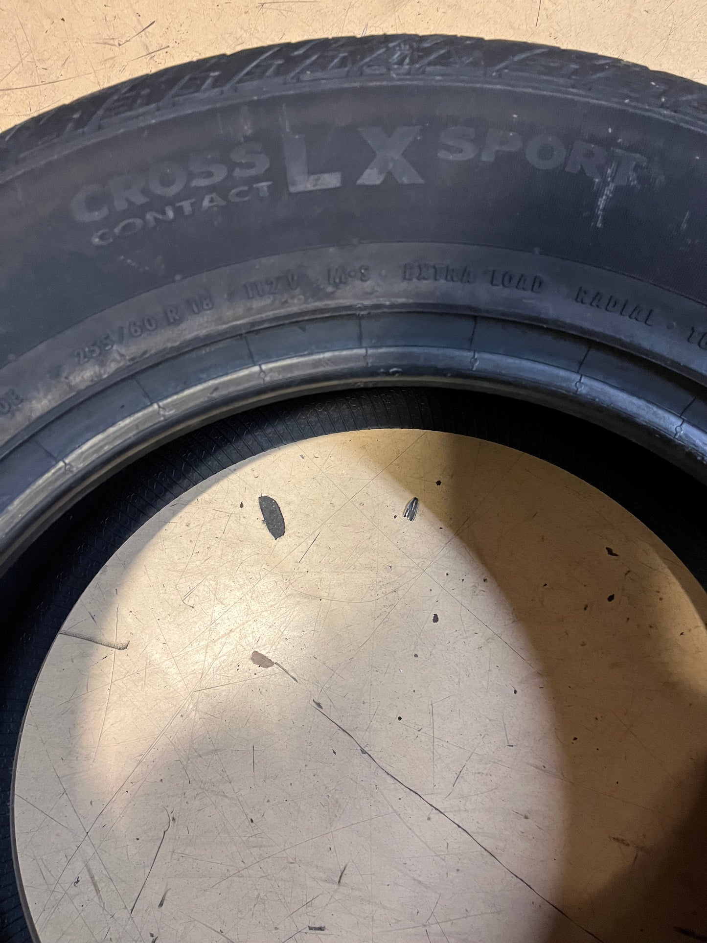 2 CONTINENTAL CROSSCONTACT LX SPORT BSW ALL SEASON TIRES  P255 60 18 112V 03592480000