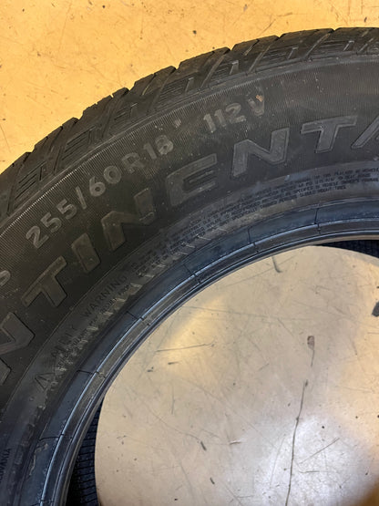 2 CONTINENTAL CROSSCONTACT LX SPORT BSW ALL SEASON TIRES  P255 60 18 112V 03592480000