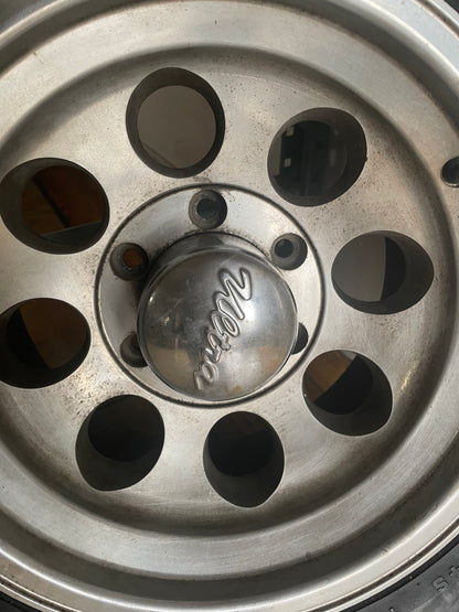 (KSL ONLY)USED 4 WILD COUNTRY RADIAL TXR LT 32 11.5 15 113Q LRC 6PLY WITH WHEELS