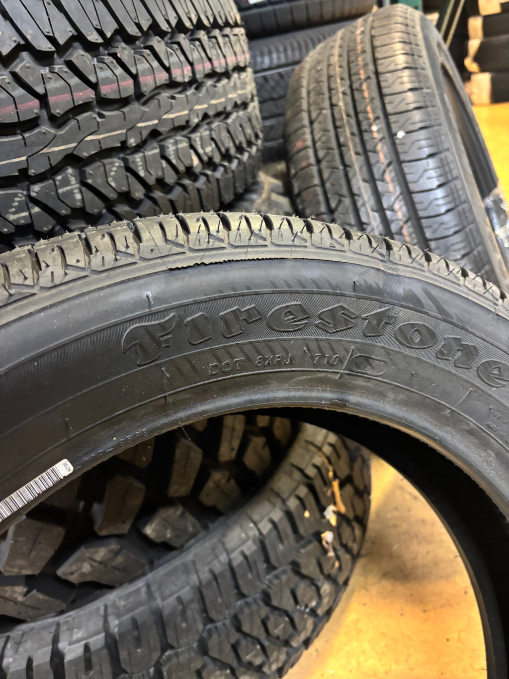2 FIRESTONE FR710 TPC P 215 55 17 93S SL ALL SEASON TIRES 066105