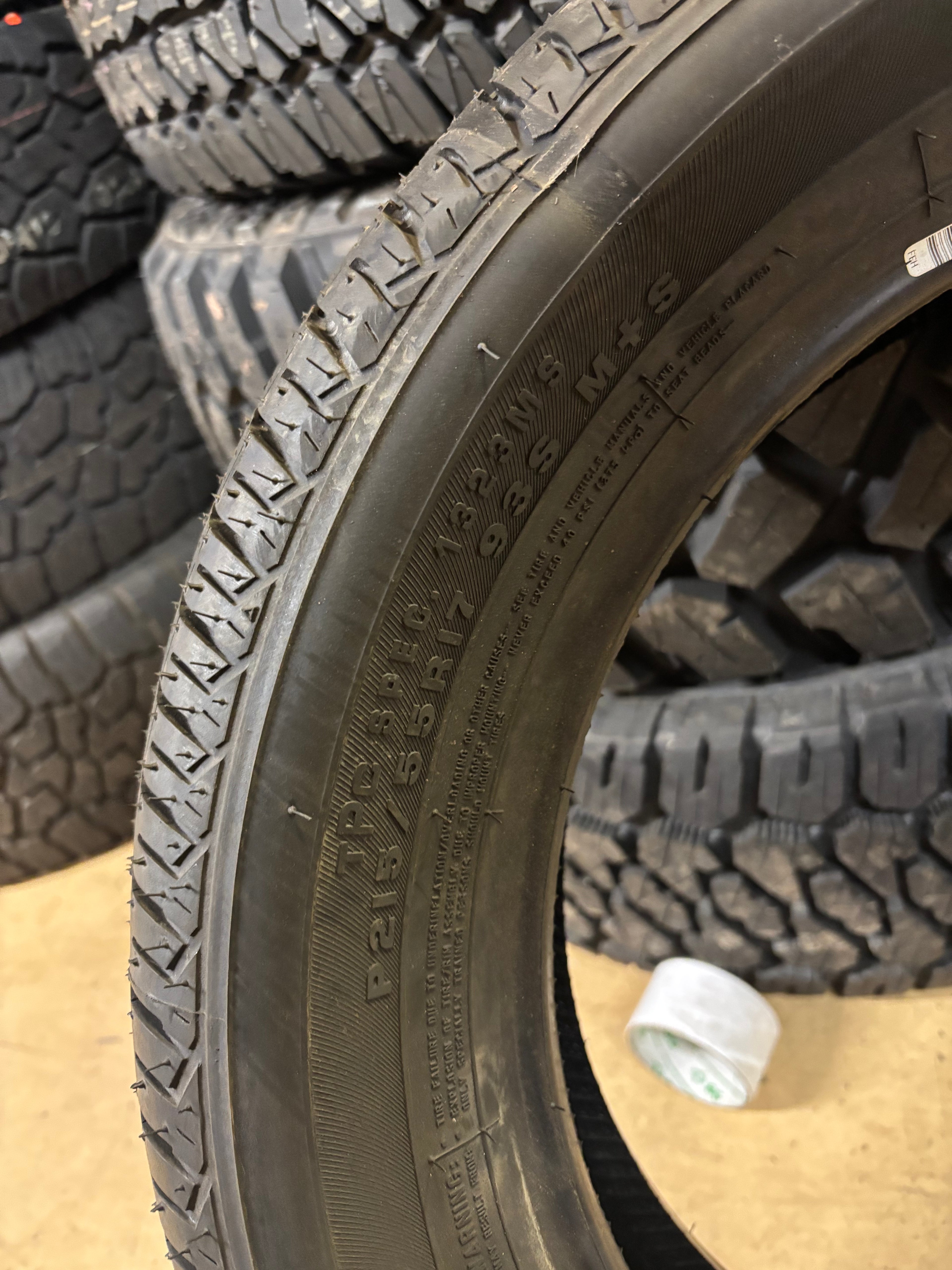 2 FIRESTONE FR710 TPC P 215 55 17 93S SL ALL SEASON TIRES 066105