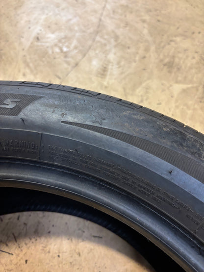 2 USED 6/32" BRIDGESTONE DUELER HP SPORT AS (*) BMW RSC P 245 50 19 105H RUNFLAT TIRE 004748