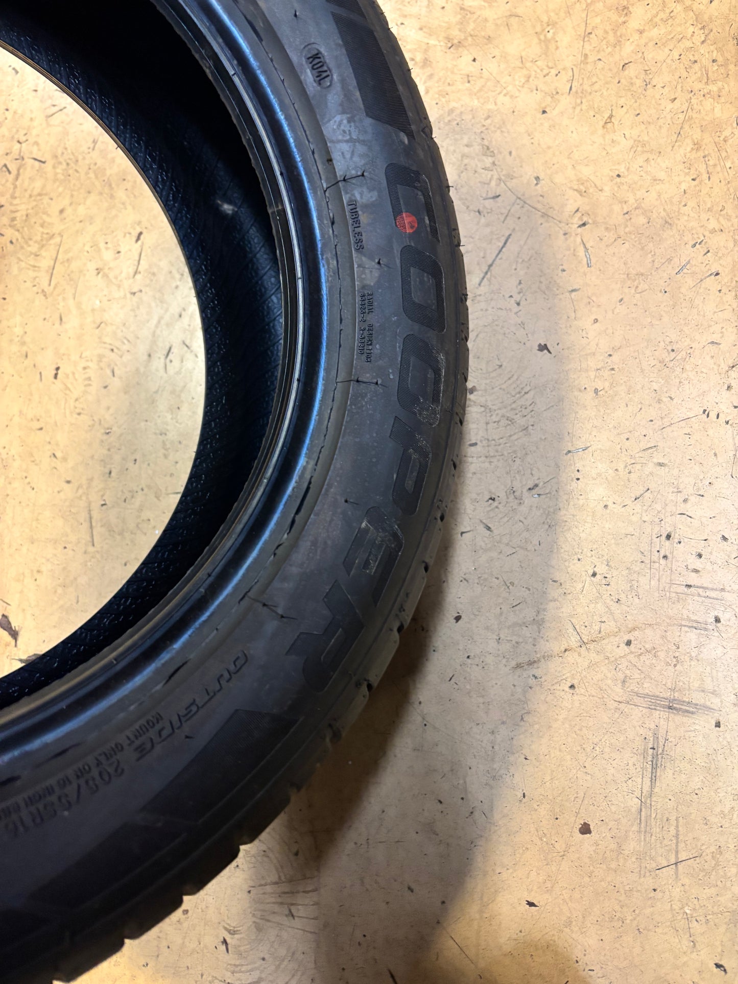 COOPER ZEON RS3-G1 P 205 55 16 91W SL ALL SEASON TIRE 160050017