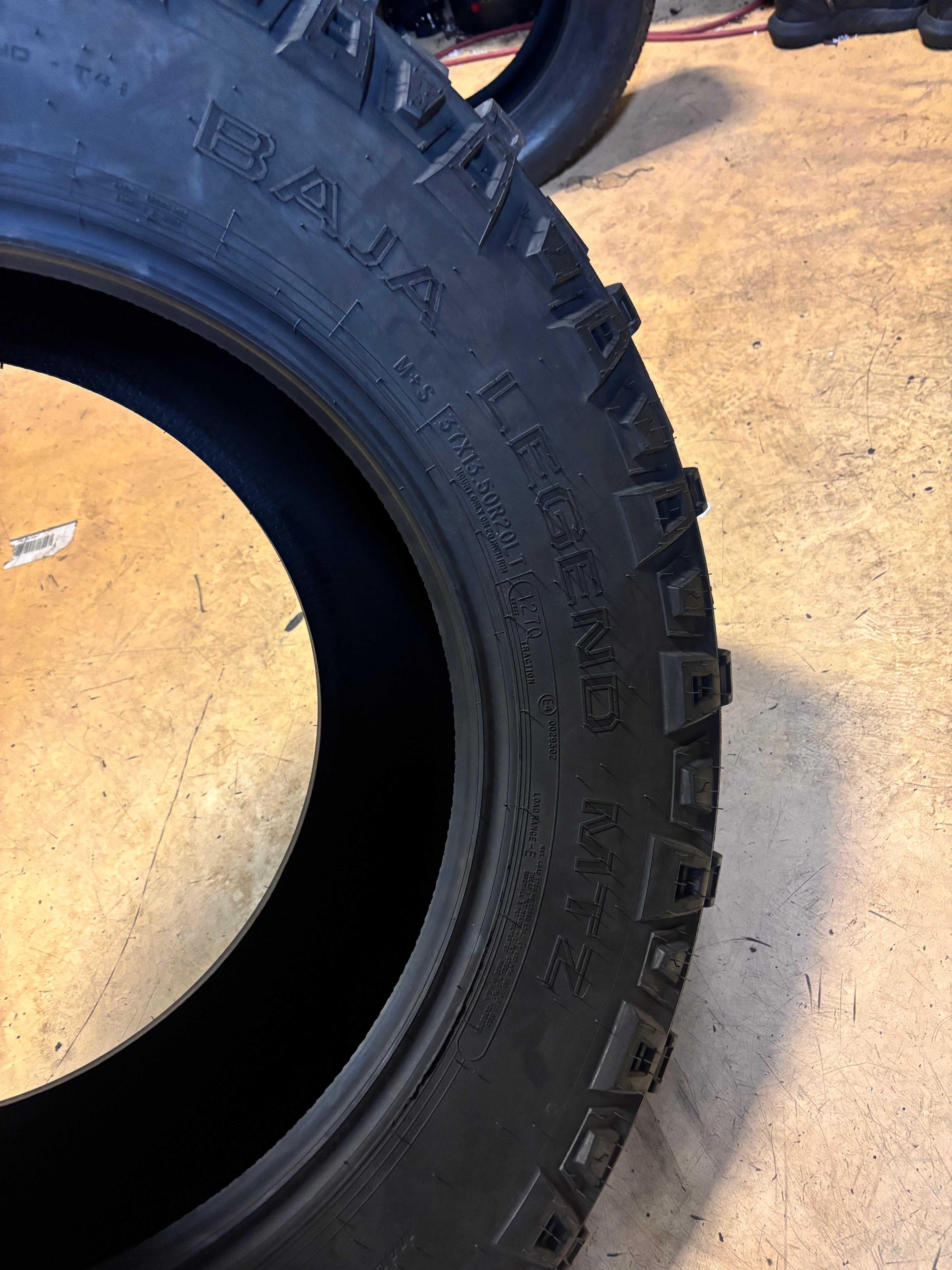 (KSL ONLY) 2 MICKEY THOMPSON BAJA LEGEND MTZ BSW LT 37 13.5 20 127Q LRE 10PLY MUD TERRAIN TIRES331150005