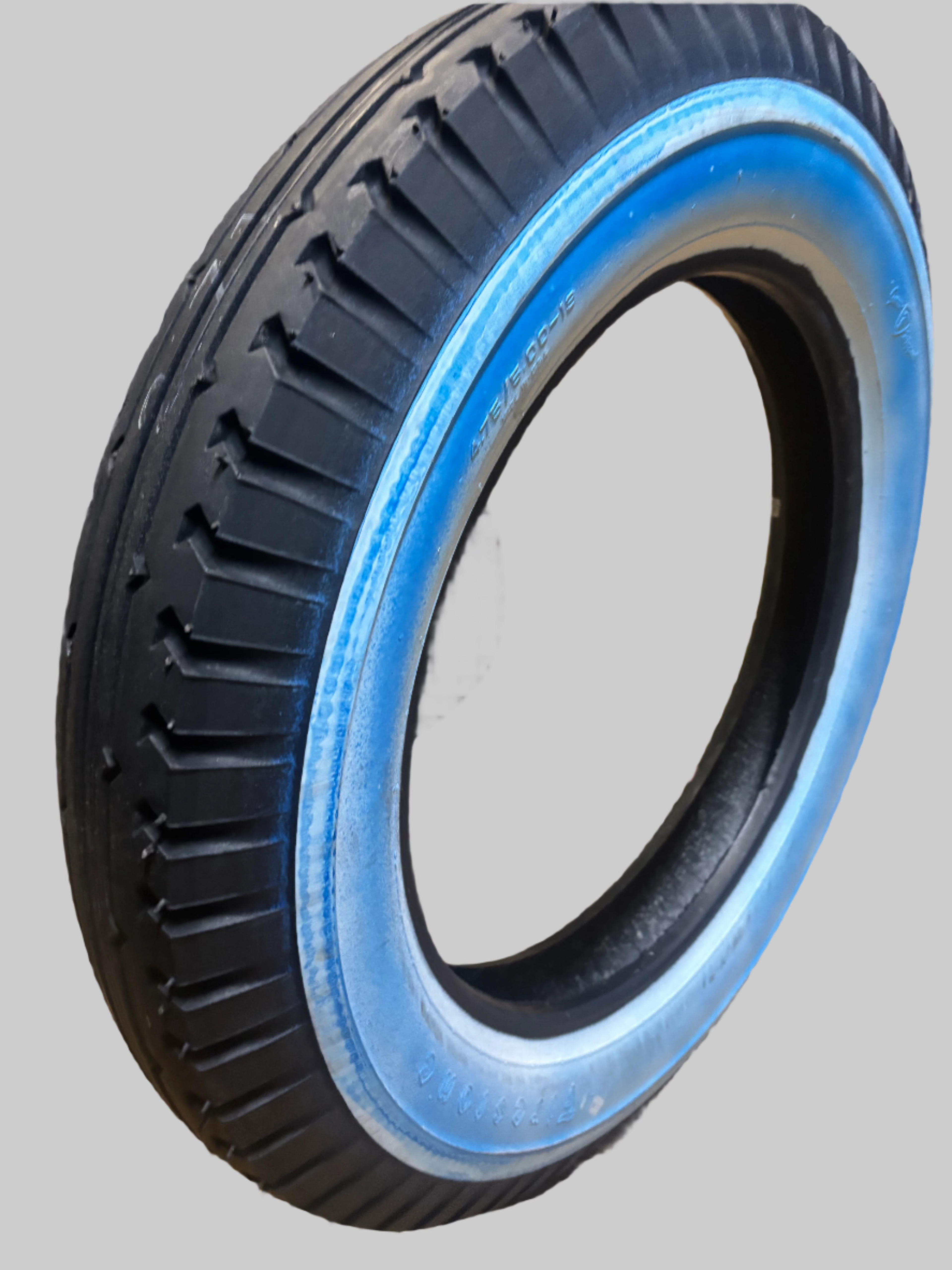 FIRESTONE GUM DIPPED 2.625 INCH WHITEWALL 4.75 5.00 19 CLASSIC CAR TIRE 729610