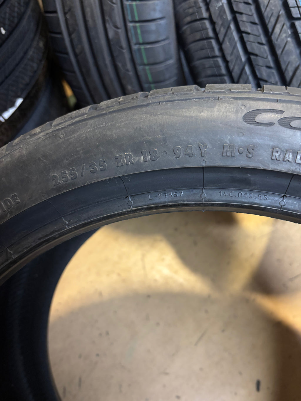 CONTINENTAL CONTROLCONTACT SPORT SRS+ BSW P 255 35 18 94Y XL UHP TIRE 1557087000