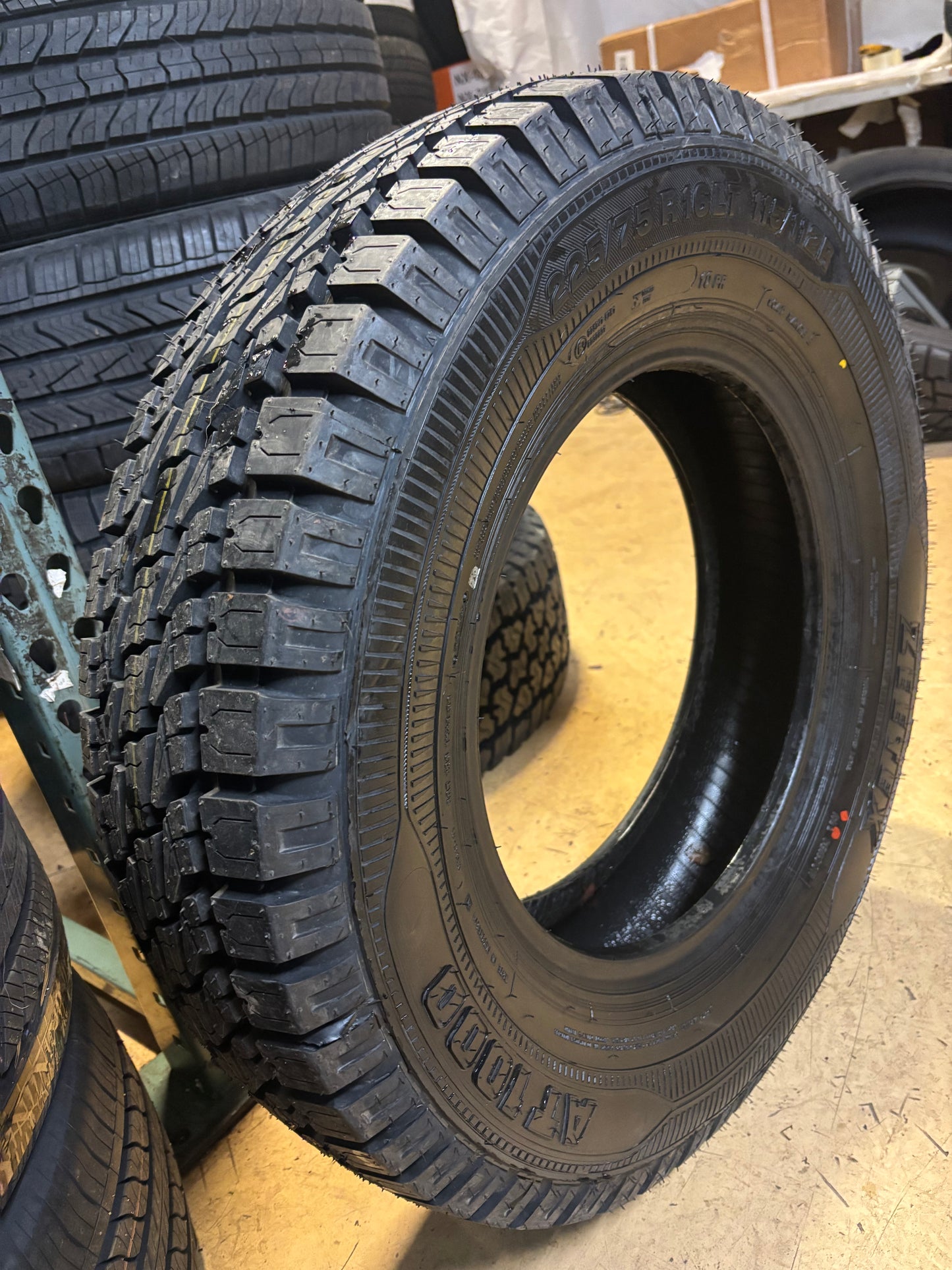 ZEETEX AT1000 BSW LT 225 75 16 115/112R LRE 10PLY ALL TERRAIN TIRE 1200034411