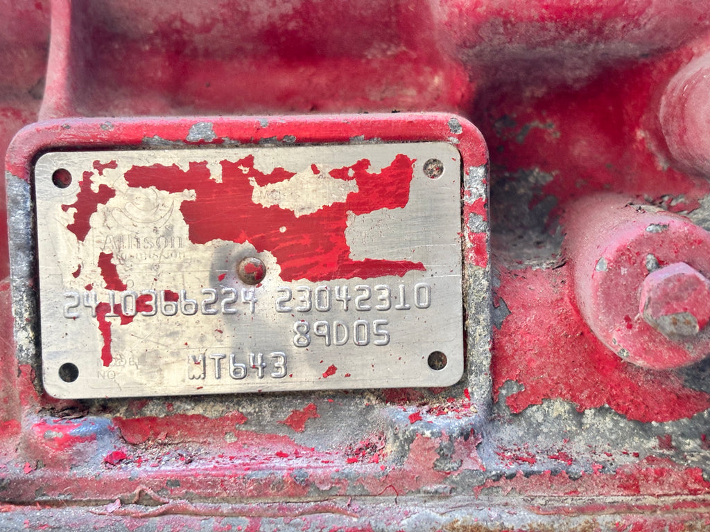 CON-DOR ENT.  PEECON VERTICAL FEED MIXER ALLISON MT643 TRANSMISSION 23042310