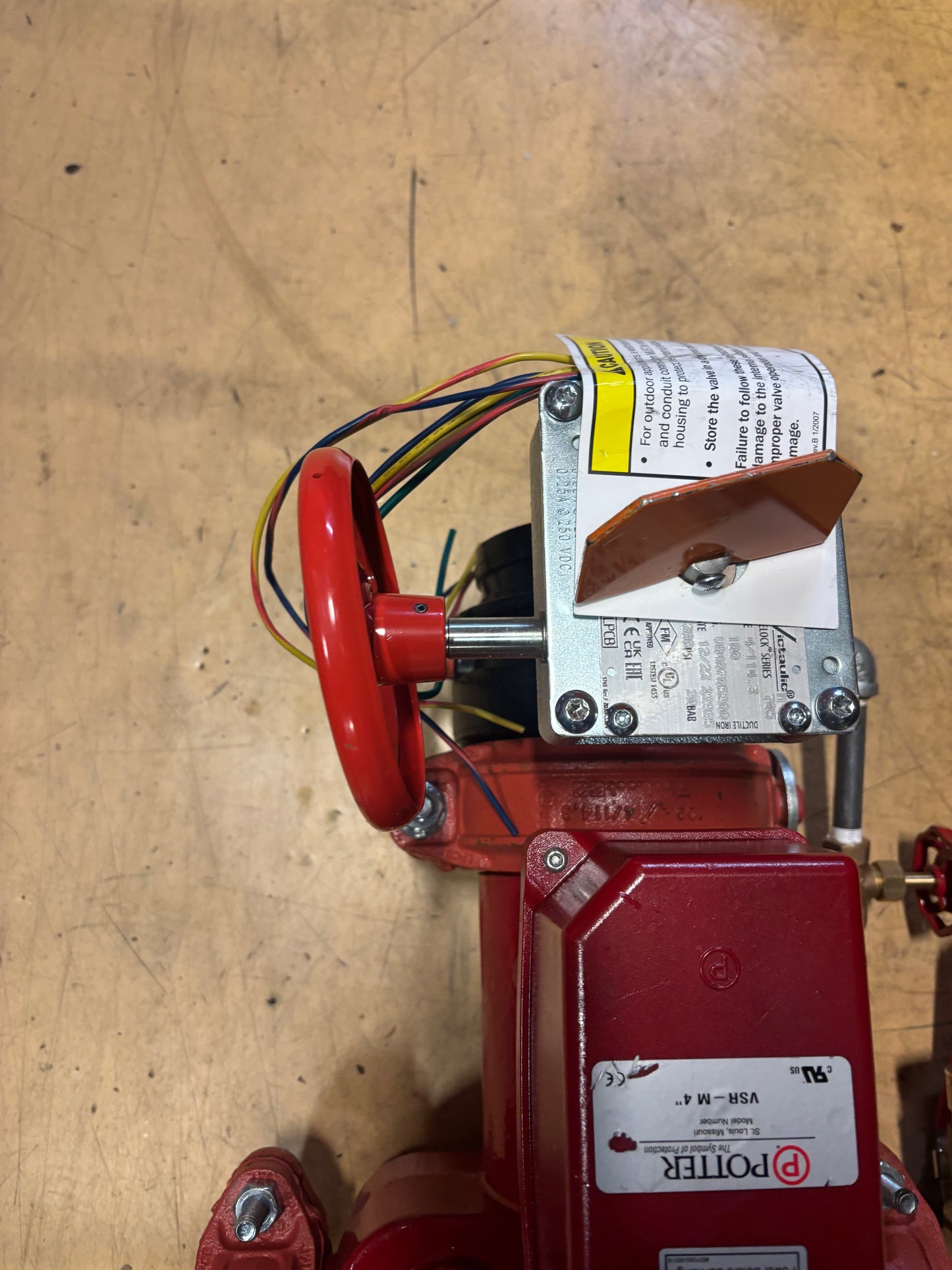 VICTAULIC S040UMC101 4" MANIFOLD CHECK ASSY. LEFT HAND W/ CONTROL VALVE/HOSE GXG UNIVERSAL