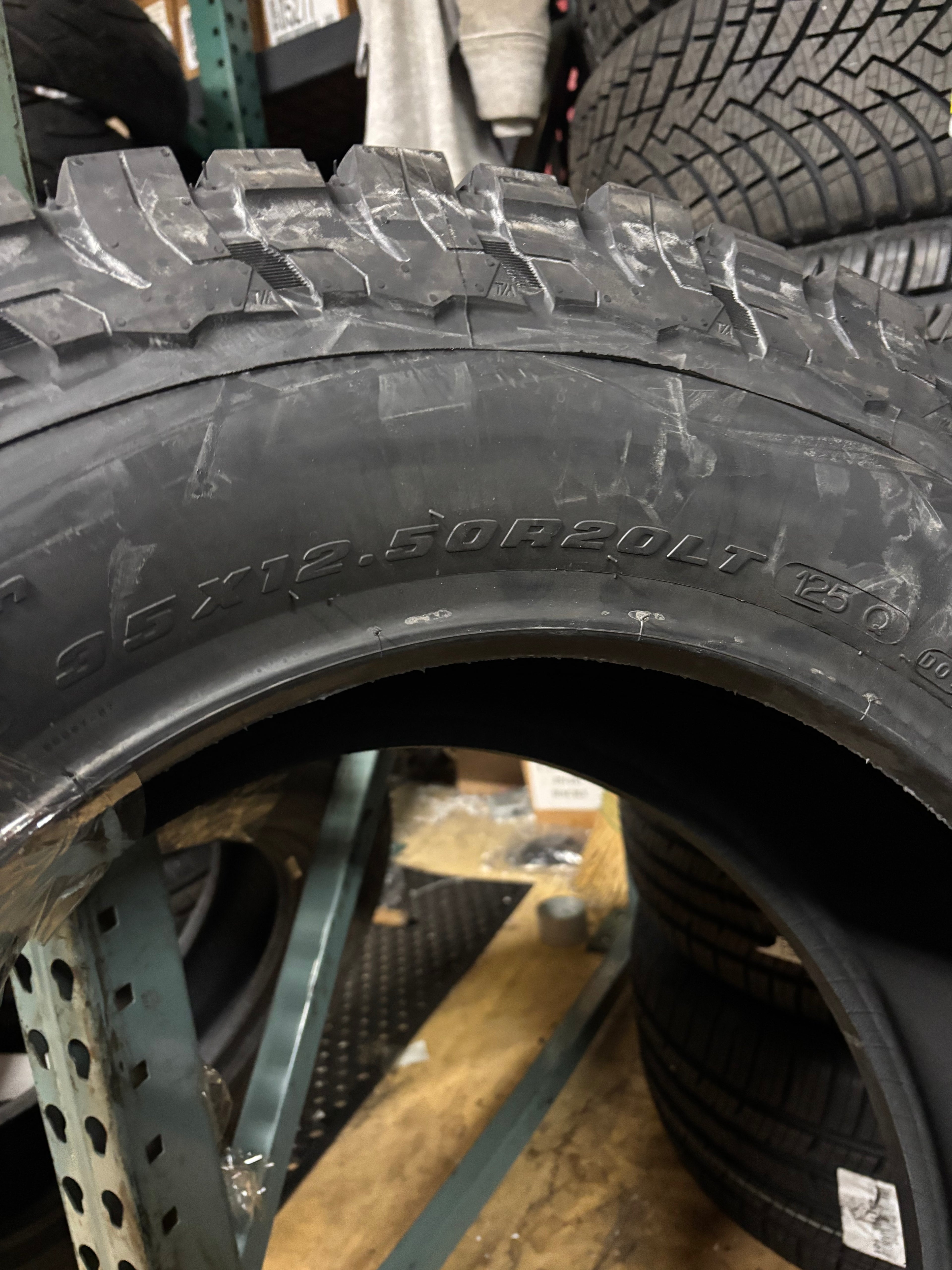 (KSL ONLY) 2 BFGOODRICH HD TERRAIN KT BSW LT 35 12.5 20 125Q LRF 12 PLY MUD TERRAIN TIRES 23371