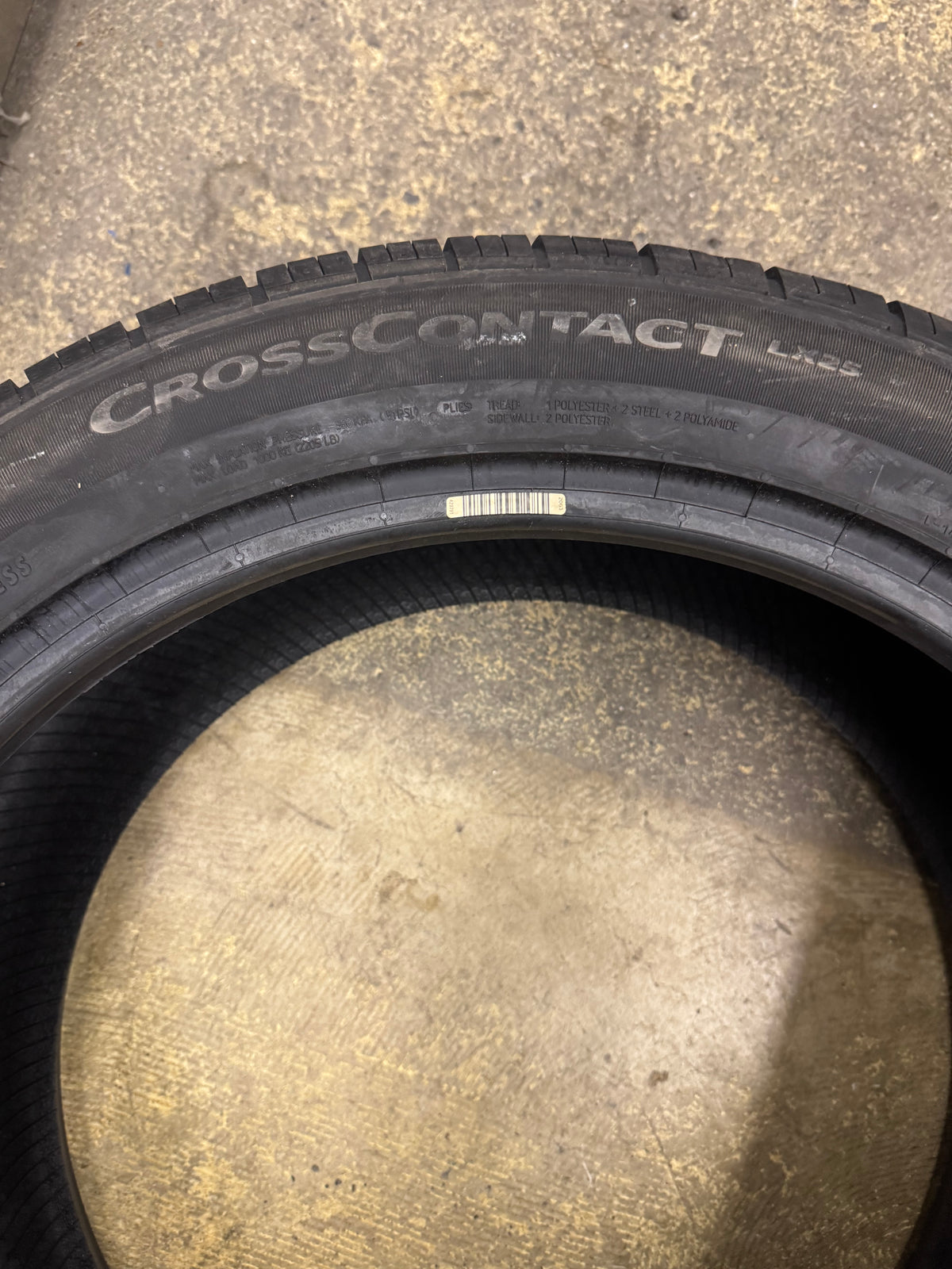 CONTINENTAL CROSSCONTACT LX25 BSW P 265 45 20 108V XL UHP ALL SEASON TIRE 15580680000