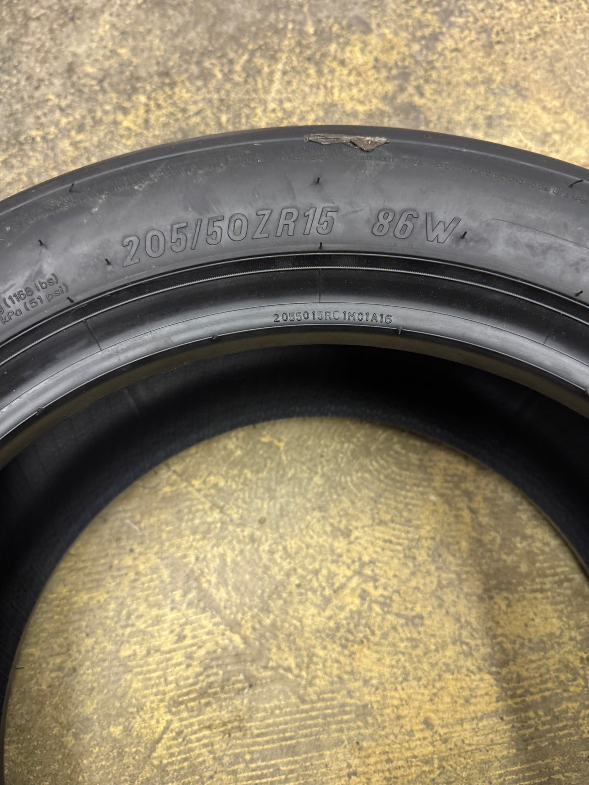 MAXXIS VICTRA RC-1 BSW P 205 50 15 86W TRACK COMPETITION TIRE TP00096800