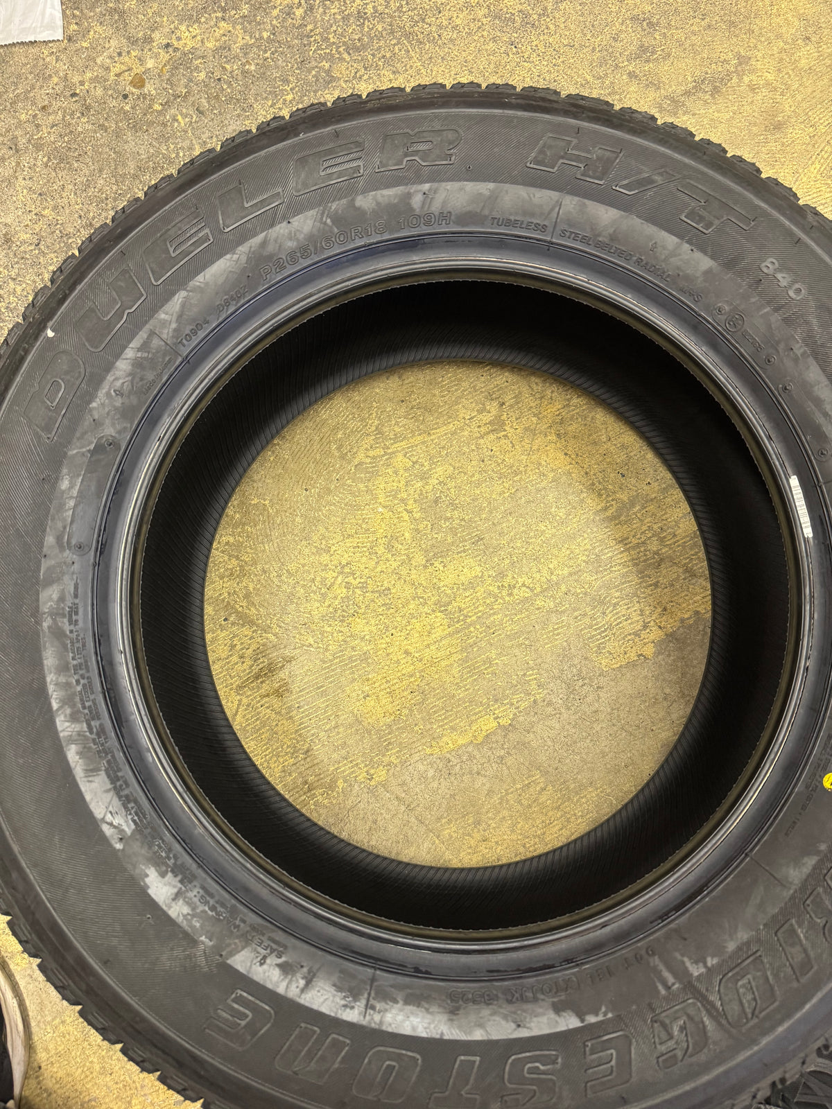 BRIDGESTONE DUELER H/T 840 BSW P 265 60 18 109H ALL SEASON TIRE 072599