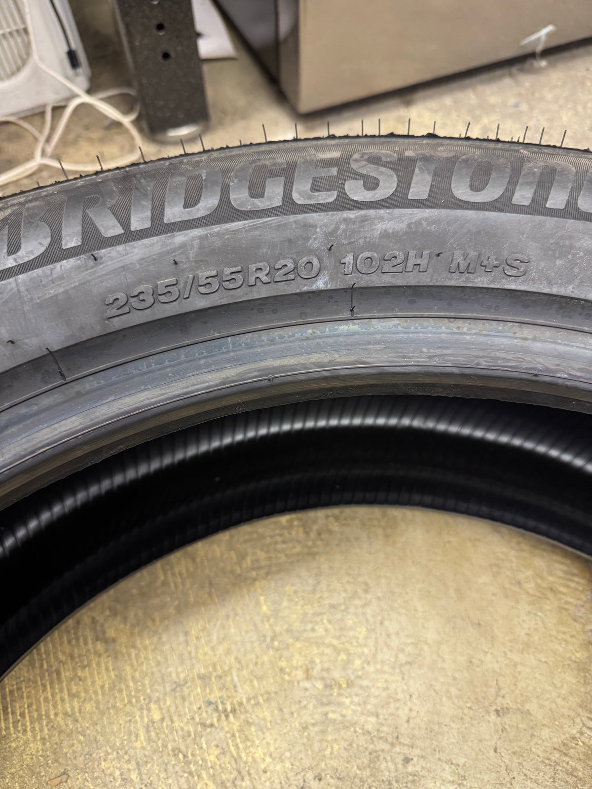 BRIDGESTONE TURANZA EVERDRIVE BSW P 235 55 20 102H UHP ALL SEASON TIRE 019414