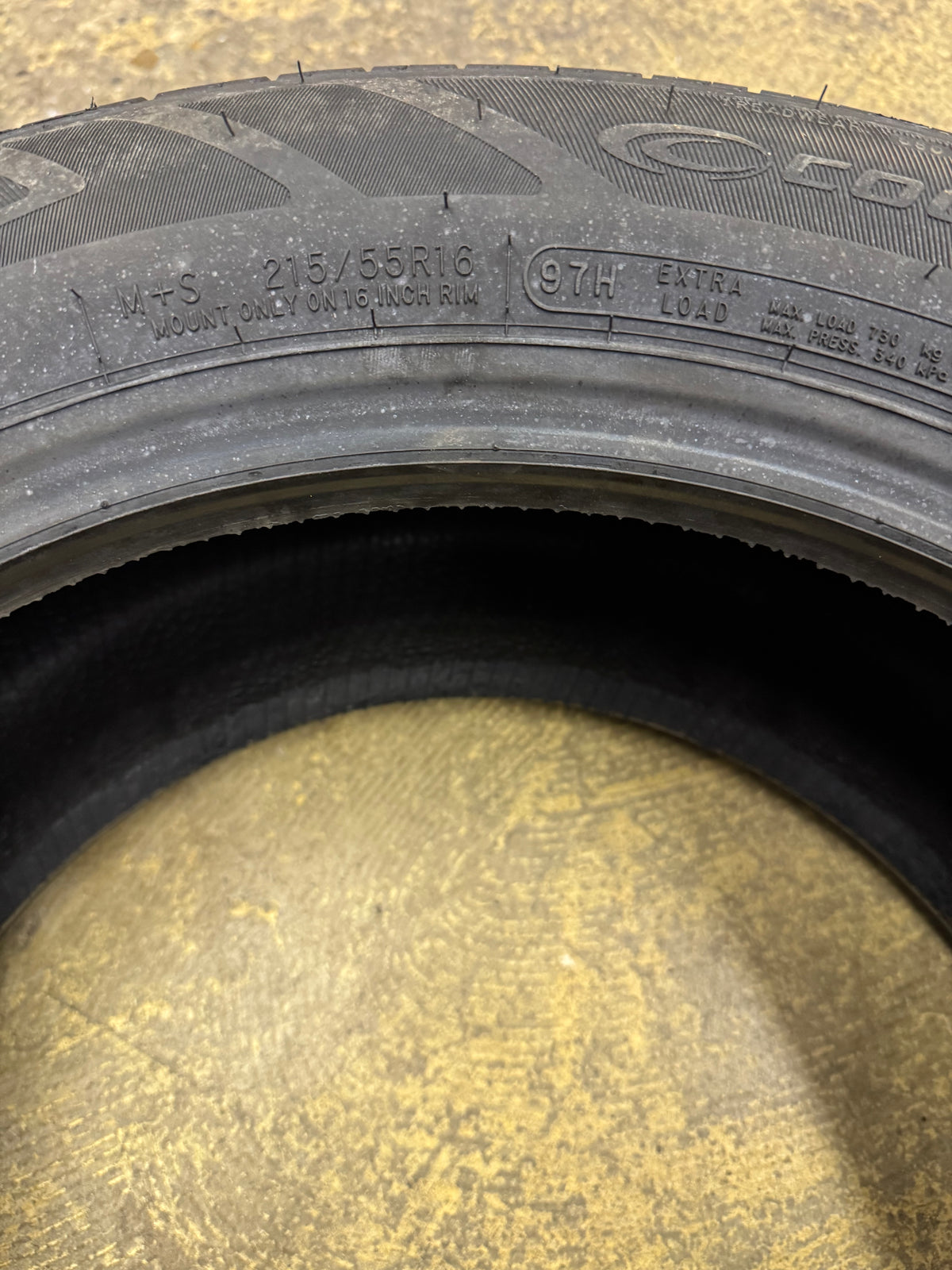 COOPER ENDEAVOR BSW P 215 55 16 97H XL UHP ALL SEASON TIRE 166288008