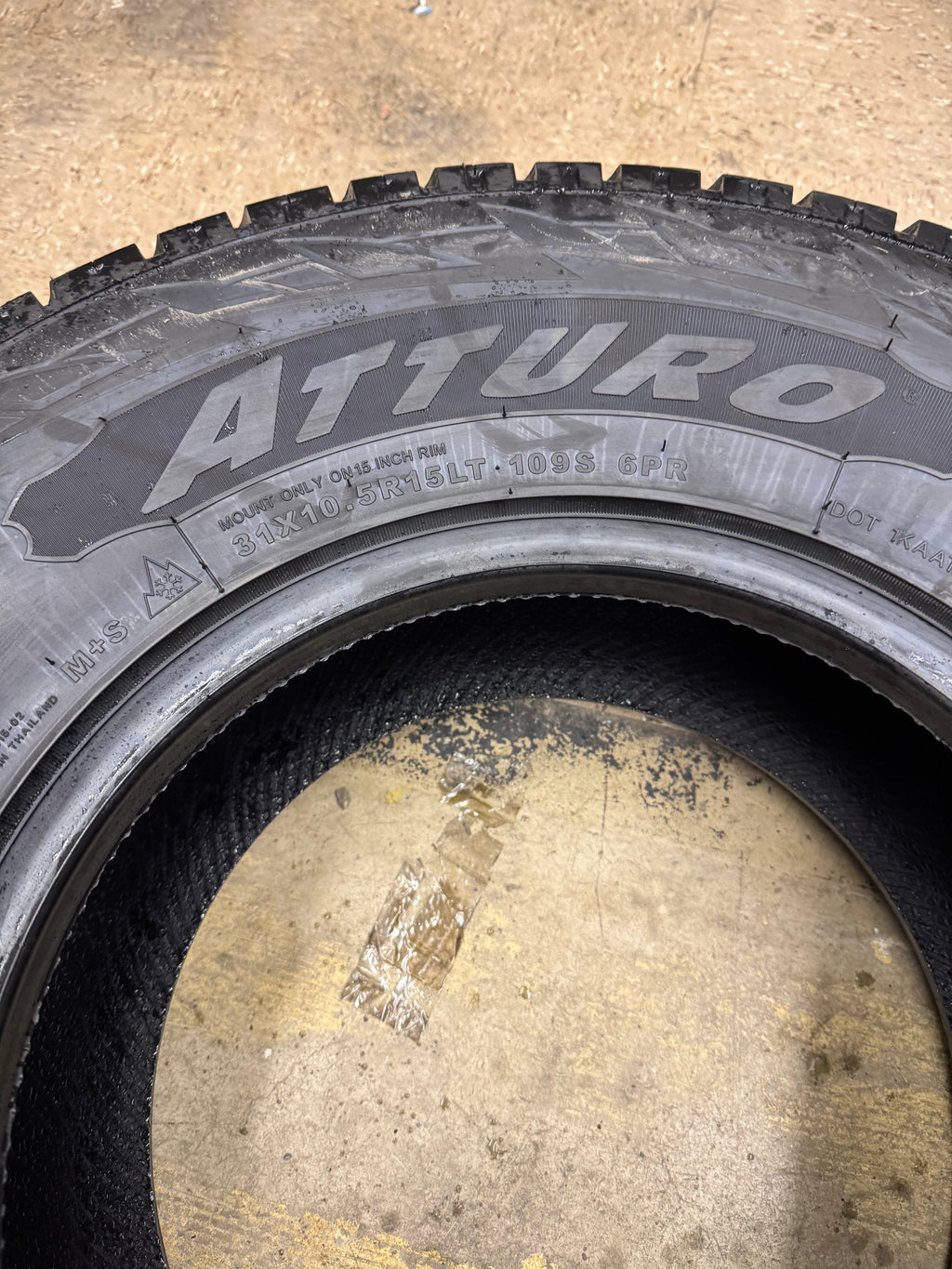 ATTURO TRAIL BLADE A/T BSW LT 31 10.5 15 109S 6PLY ALL TERRAIN TIRE TBATI0041295
