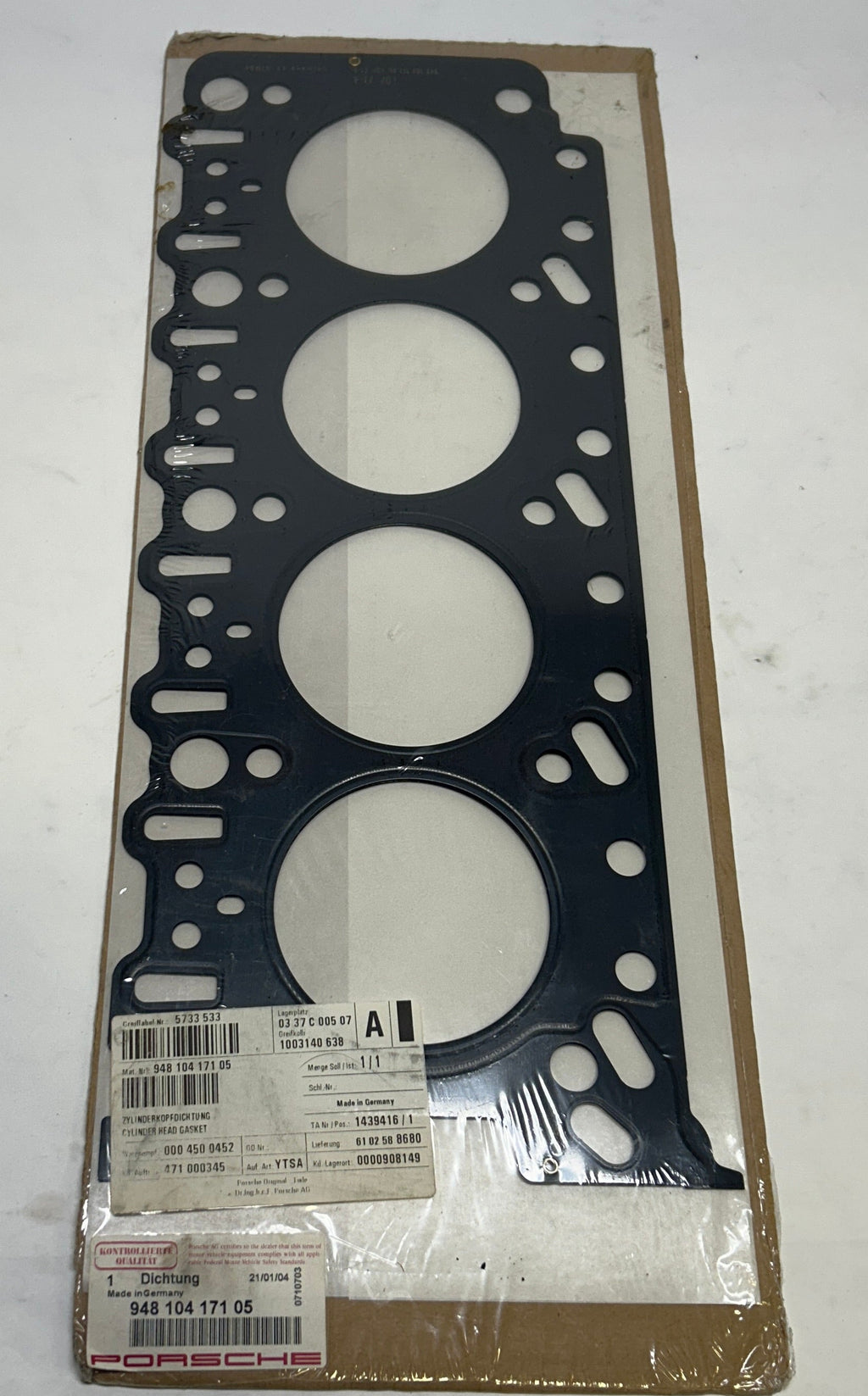 PORSCHE HEAD GASKET CYLINDERS 5-8 94810417205  94810417205