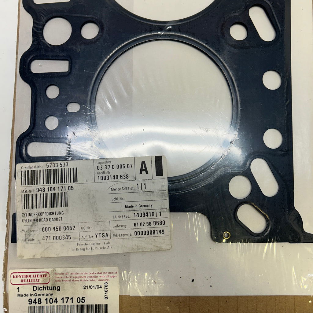 PORSCHE HEAD GASKET CYLINDERS 5-8 94810417205  94810417205
