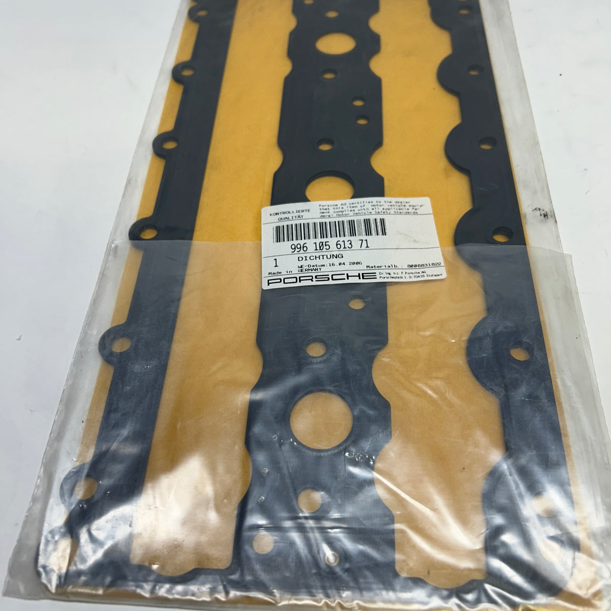 PORSCHE CAMSHAFT HOUSING GASKET  99610561371