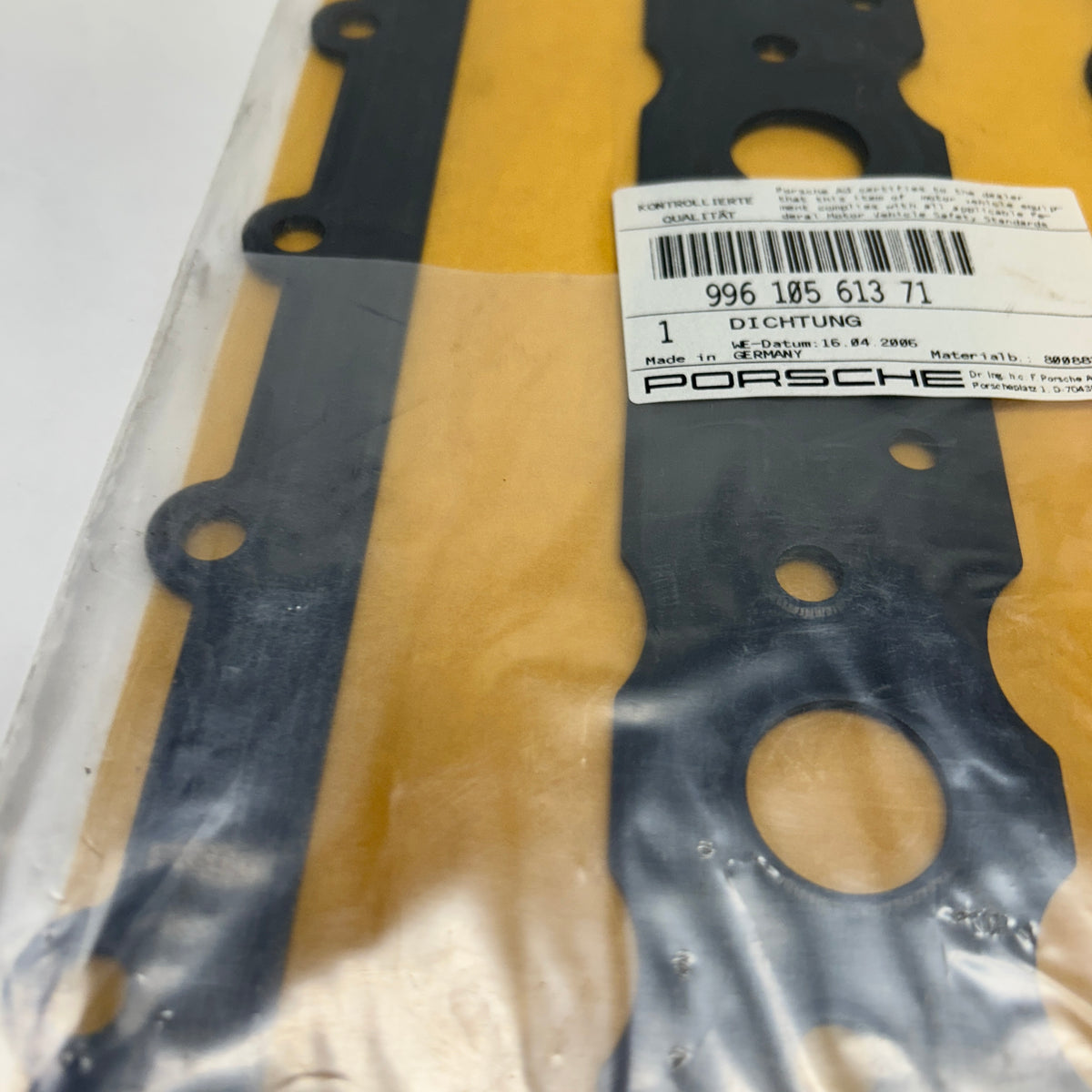 PORSCHE CAMSHAFT HOUSING GASKET  99610561371