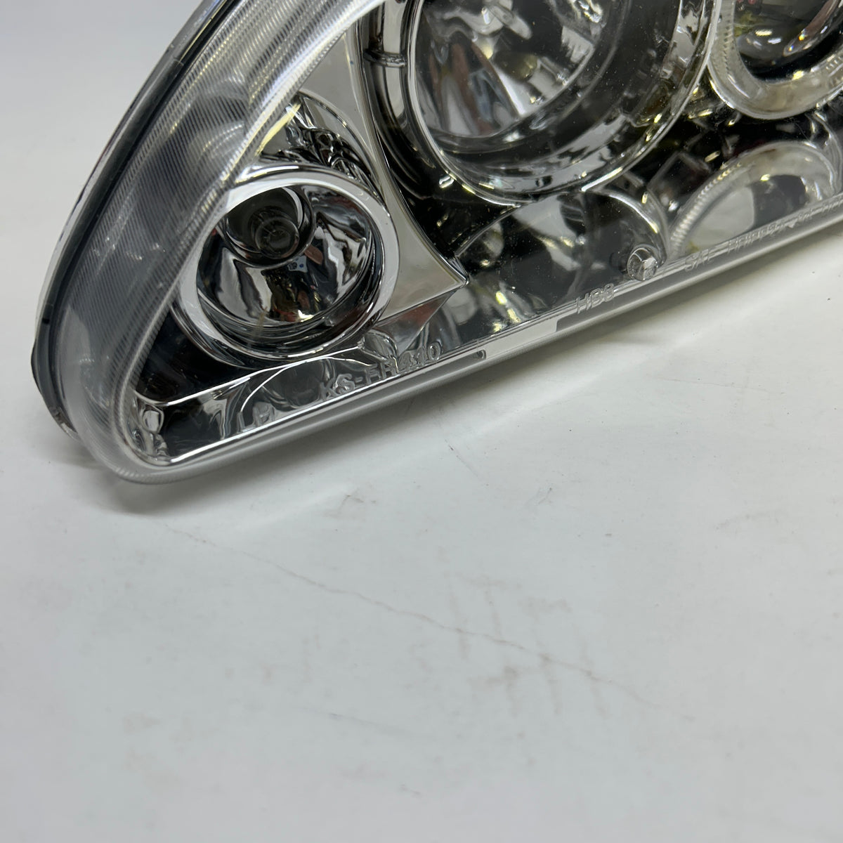 ANZOUSA FORD MUSTANG '94-'98 PROJECTOR HEADLIGHTS WITH HALO CHROME PAIR  121039