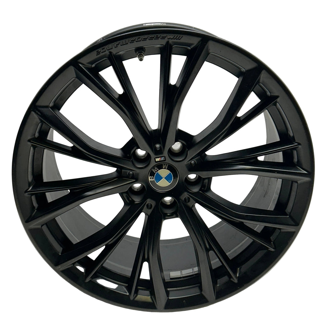 BMW  10 Y SPOKE 19X8 5X112 ET +30 BLACK WHEEL, SCRATCHES & SCUFFS  36116885455