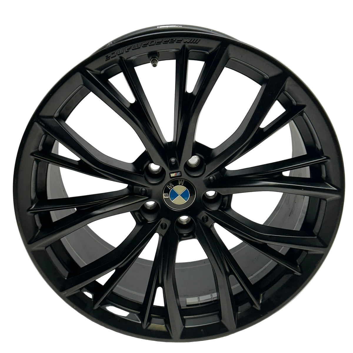 BMW  10 Y SPOKE 19X8 5X112 ET +30 BLACK WHEEL, SCRATCHES & SCUFFS  36116885455