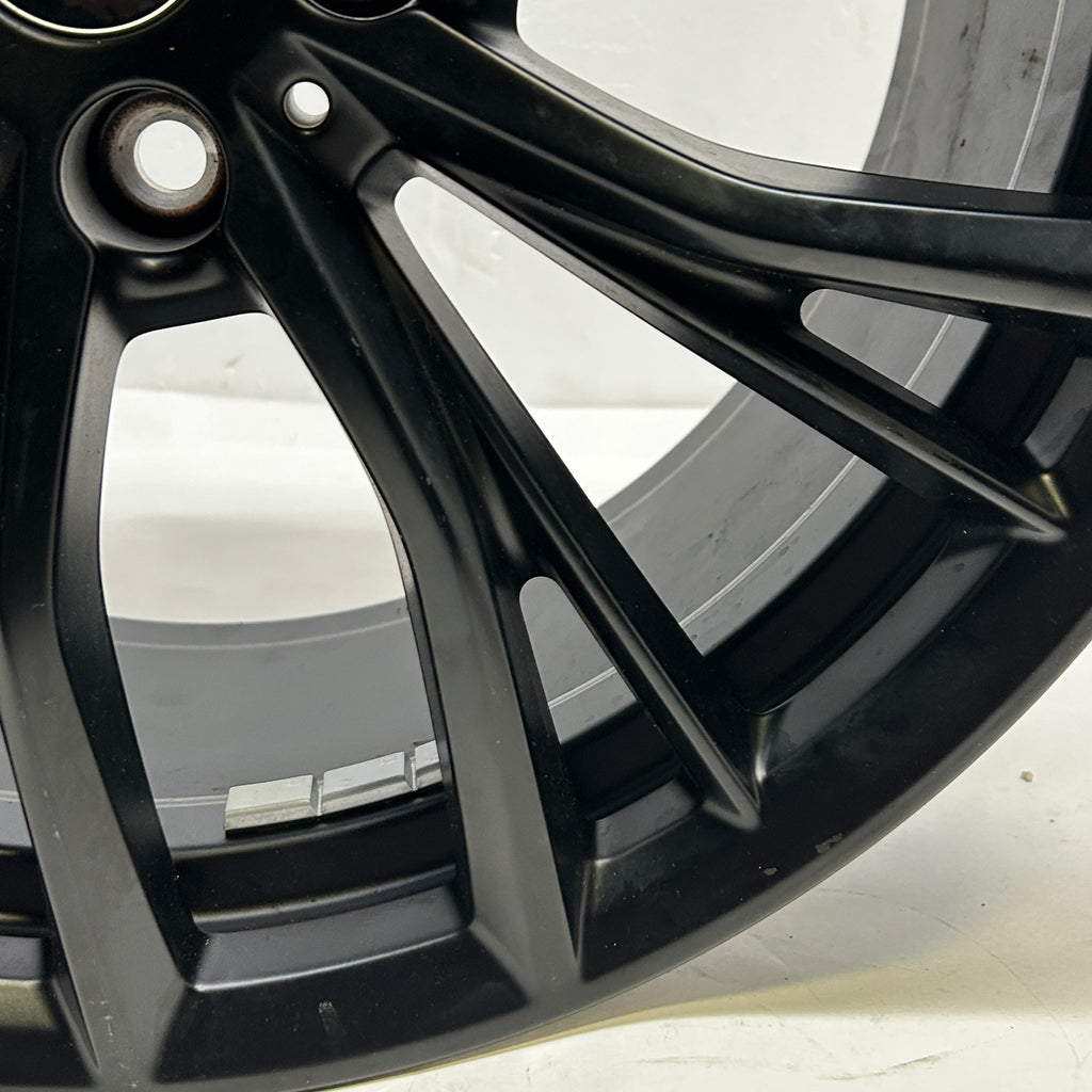 BMW  10 Y SPOKE 19X8 5X112 ET +30 BLACK WHEEL, SCRATCHES & SCUFFS  36116885455