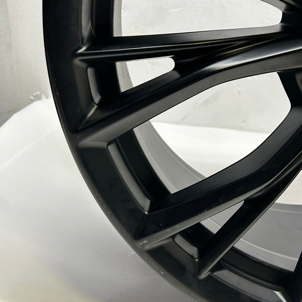 BMW  10 Y SPOKE 19X8 5X112 ET +30 BLACK WHEEL, SCRATCHES & SCUFFS  36116885455