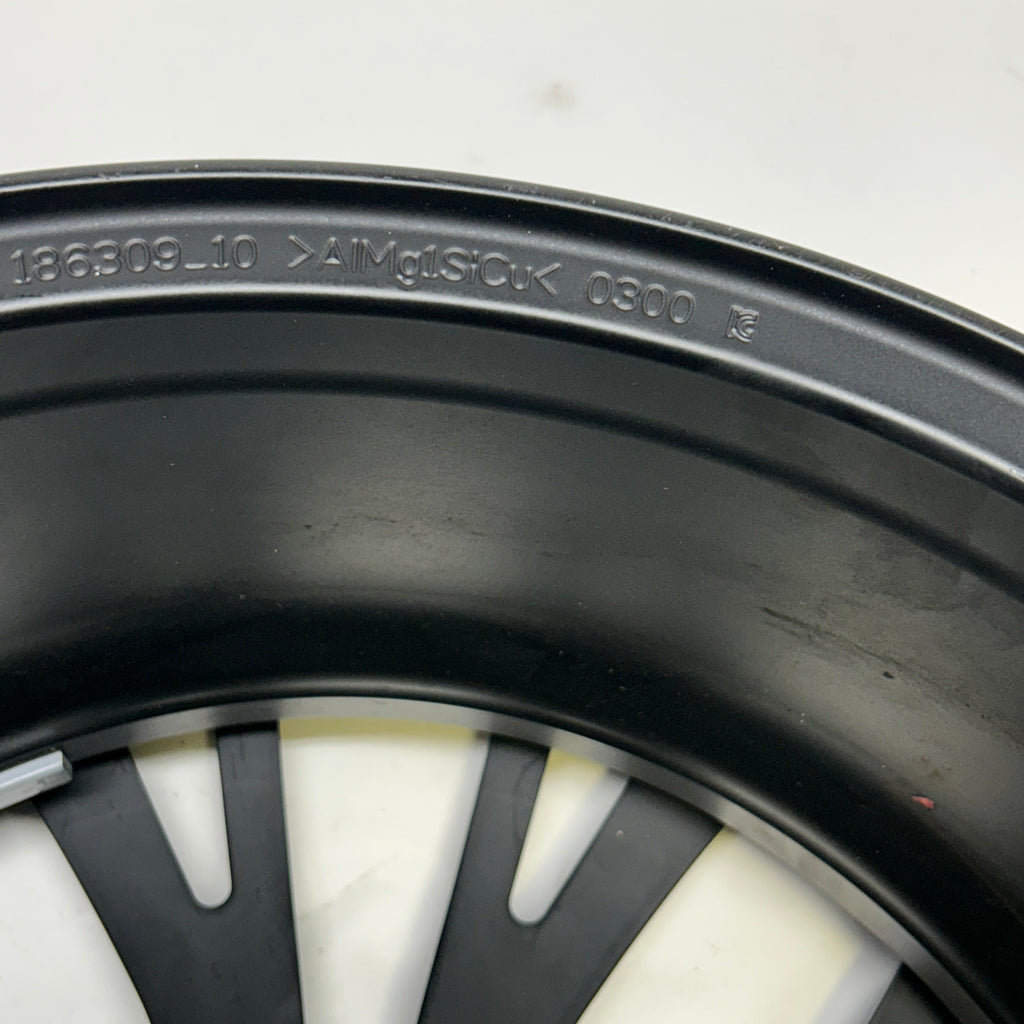 BMW  10 Y SPOKE 19X8 5X112 ET +30 BLACK WHEEL, SCRATCHES & SCUFFS  36116885455