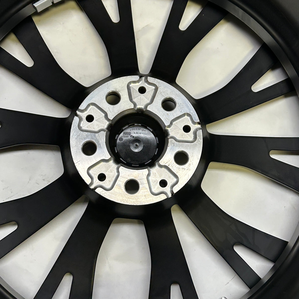 BMW  10 Y SPOKE 19X8 5X112 ET +30 BLACK WHEEL, SCRATCHES & SCUFFS  36116885455