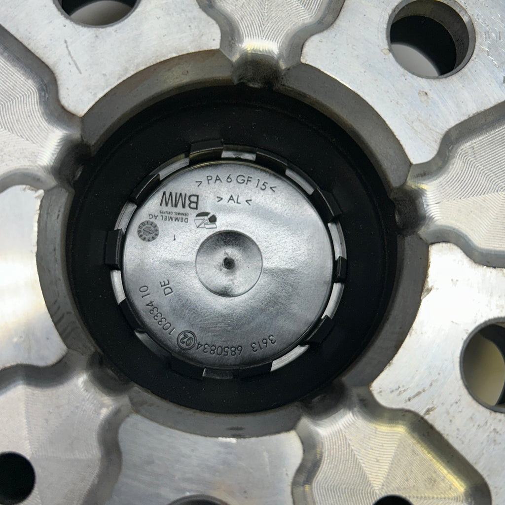 BMW  10 Y SPOKE 19X8 5X112 ET +30 BLACK WHEEL, SCRATCHES & SCUFFS  36116885455