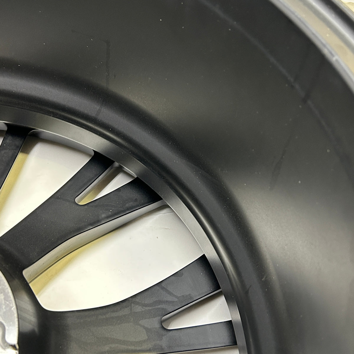 BMW  10 Y SPOKE 19X8 5X112 ET +30 BLACK WHEEL, SCRATCHES & SCUFFS  36116885455