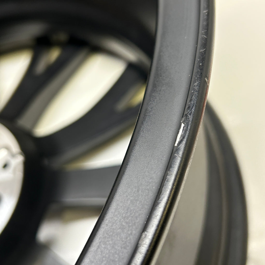 BMW  10 Y SPOKE 19X8 5X112 ET +30 BLACK WHEEL, SCRATCHES & SCUFFS  36116885455