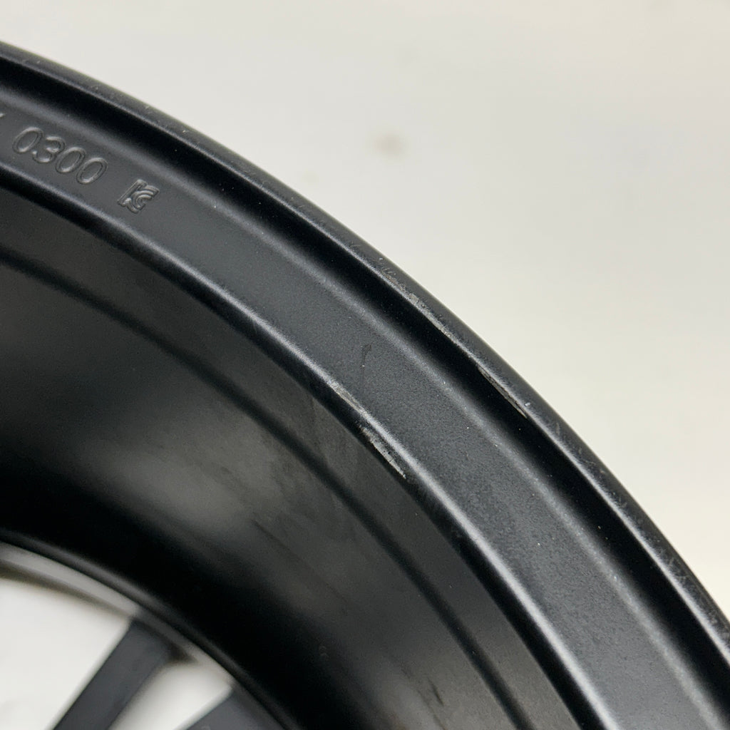 BMW  10 Y SPOKE 19X8 5X112 ET +30 BLACK WHEEL, SCRATCHES & SCUFFS  36116885455